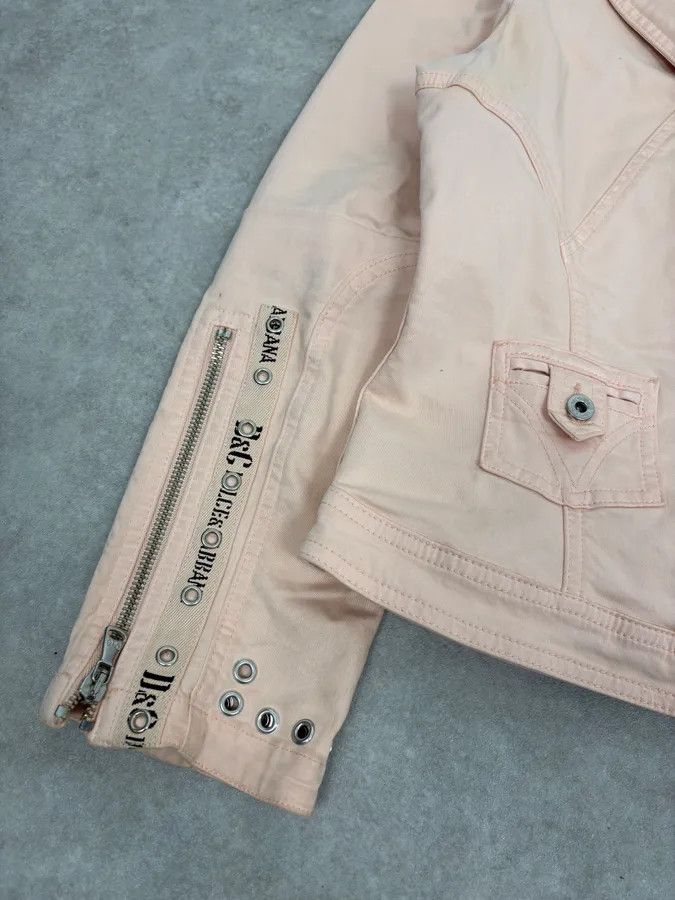 Dolce & Gabbana 2000s Dolce & Gabbana Pink Multi Zip Cargo Jacket Size M / US 6-8 / IT 42-44 - 8 Thumbnail