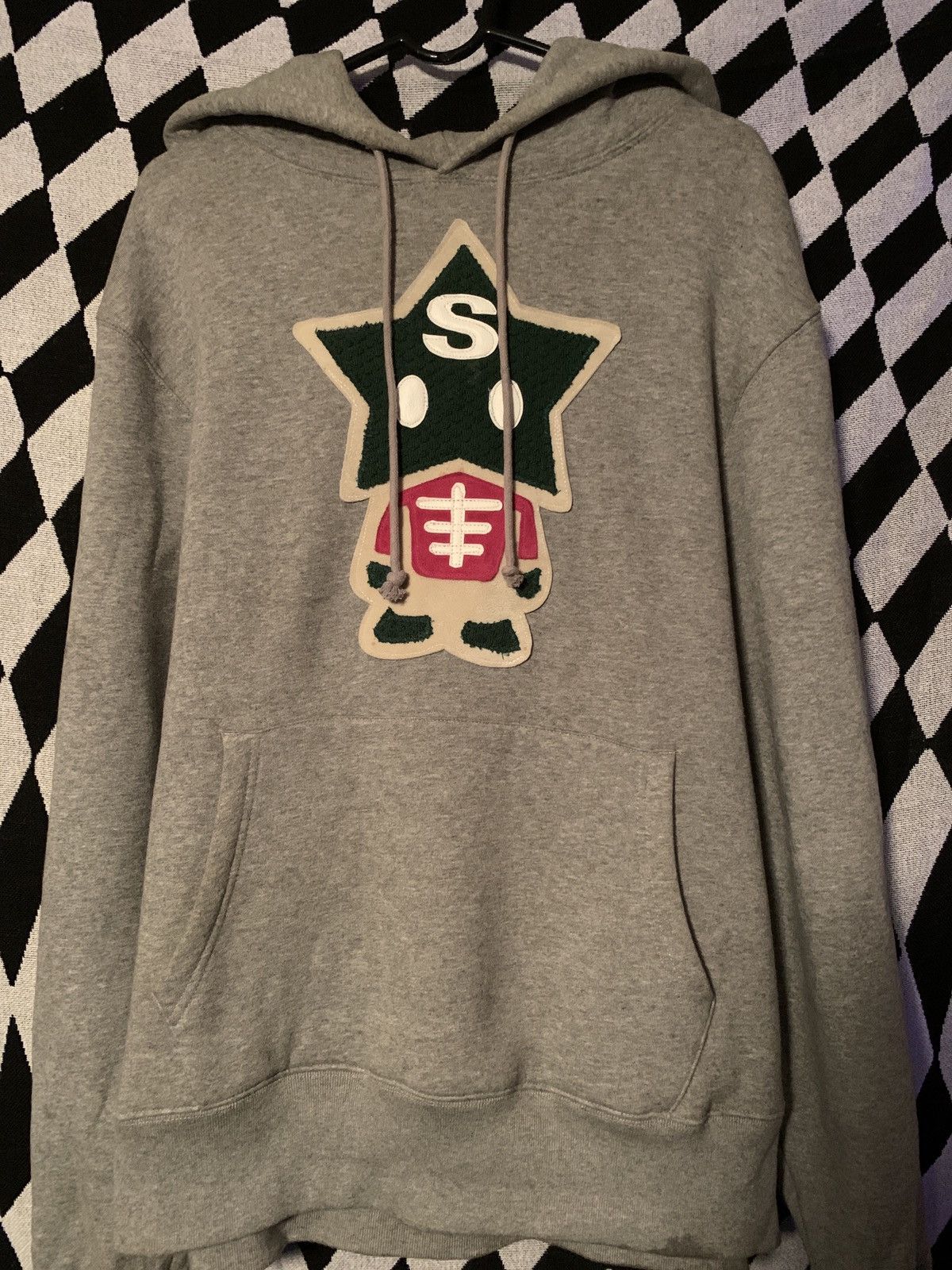 image of Og Sukamii Skeleton Starboy in Grey, Men's (Size XL)