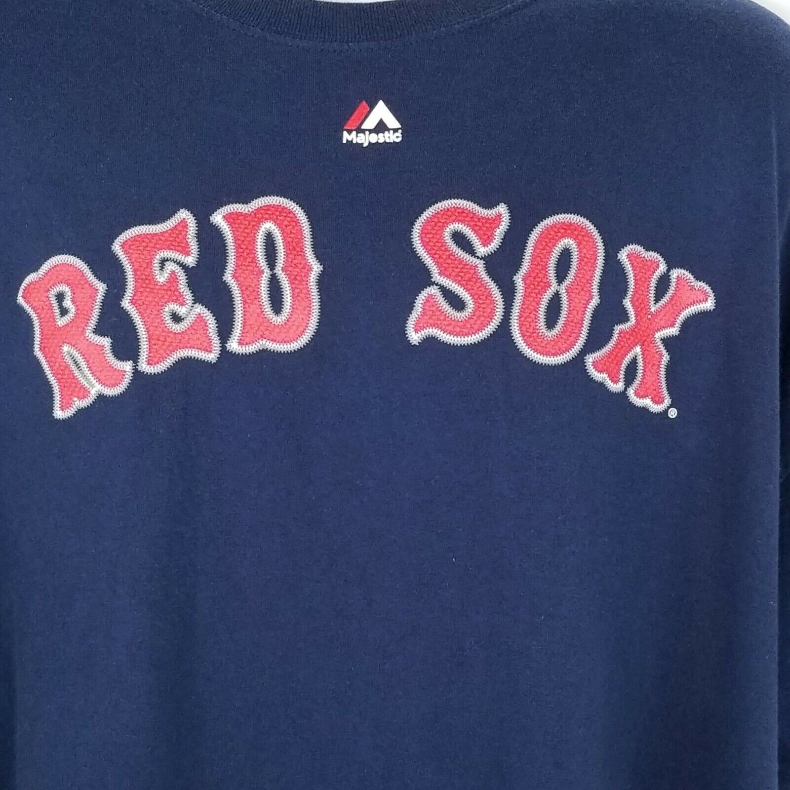 Majestic Majestic Boston Red Sox T Shirt Bradley 25 Mens Size 2XL Size US XXL / EU 58 / 5 - 3 Thumbnail