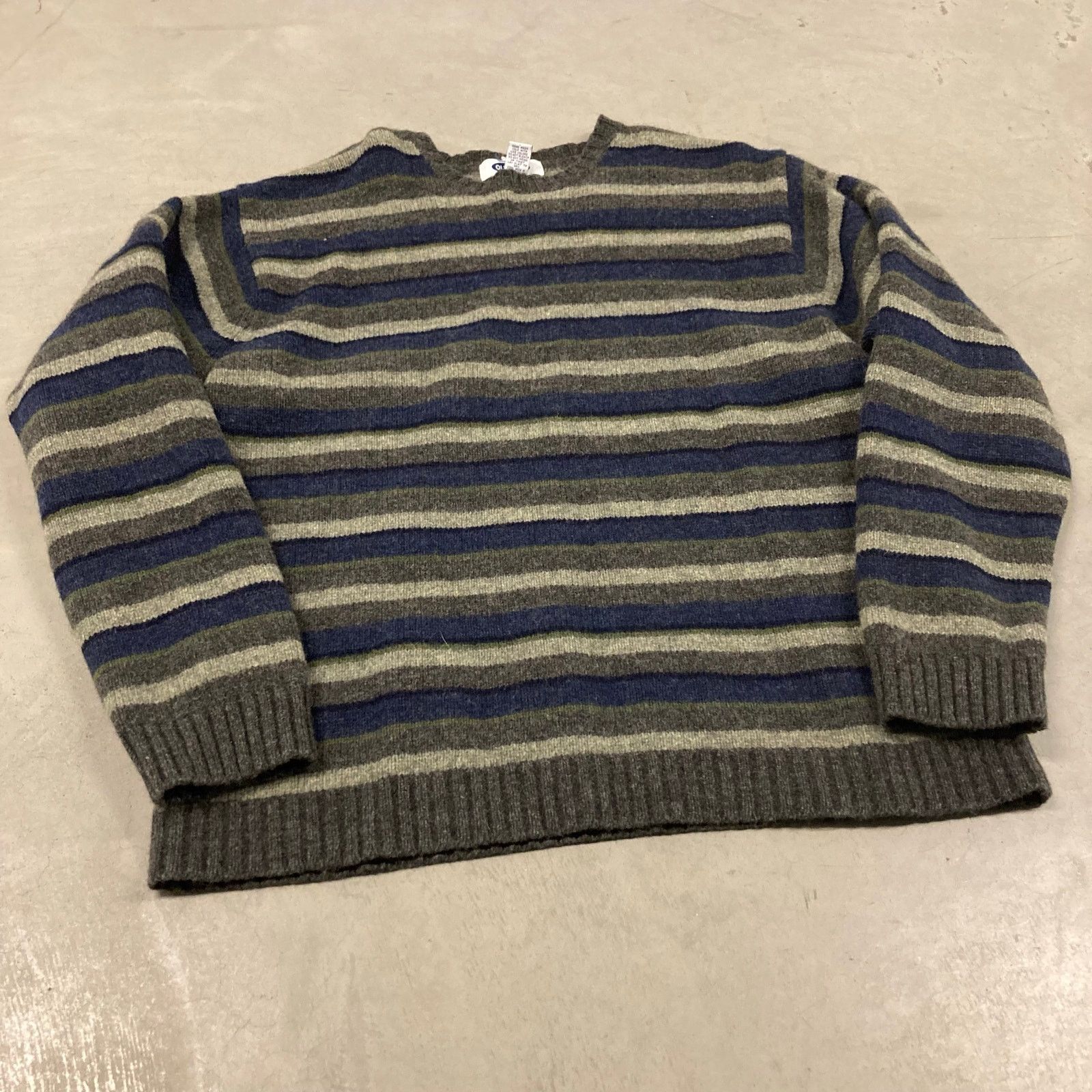 Old Navy × Vintage Y2K striped old navy sweater Size US XXL / EU 58 / 5 - 1 Thumbnail
