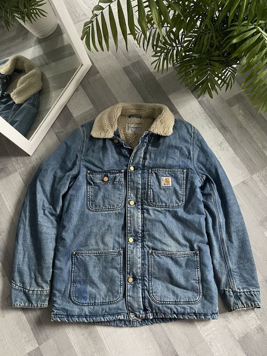 Carhartt phoenix best sale coat denim