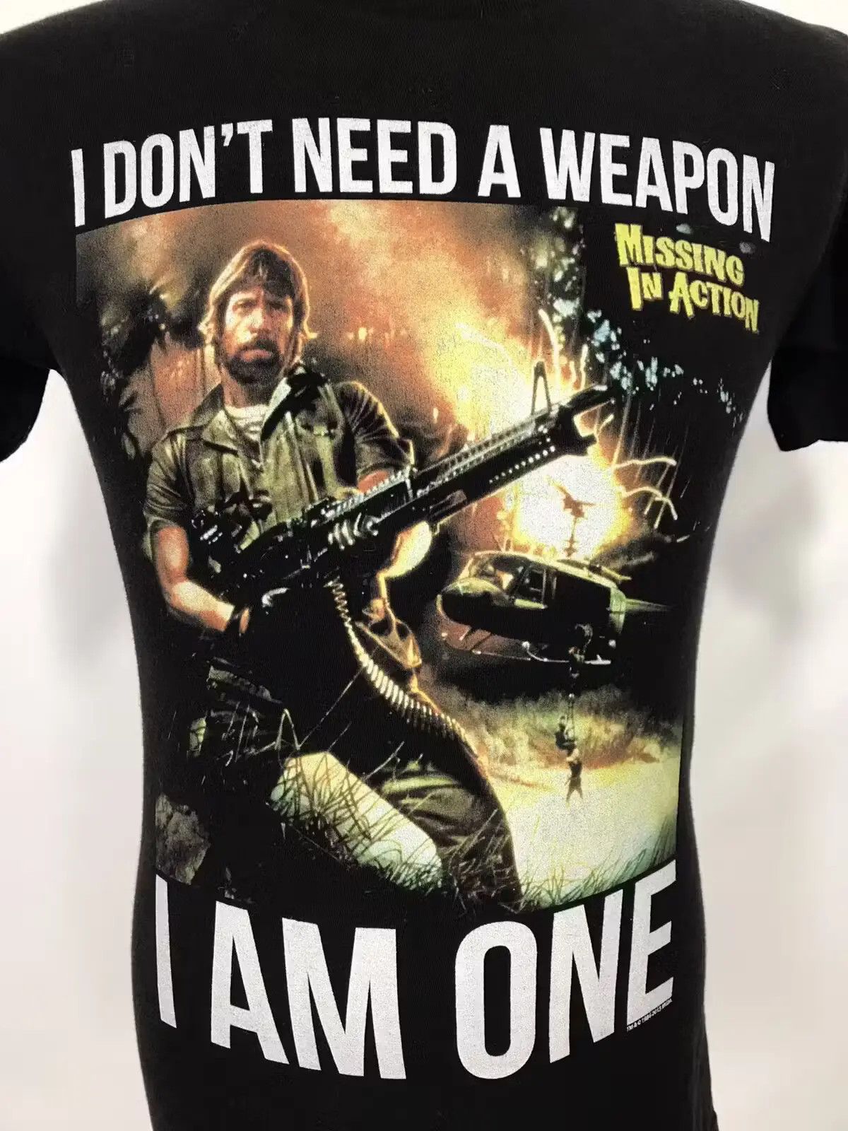 Band Tees Chuck Norris movie Missing in Action men’s t-shirt Size US S / EU 44-46 / 1 - 3 Thumbnail