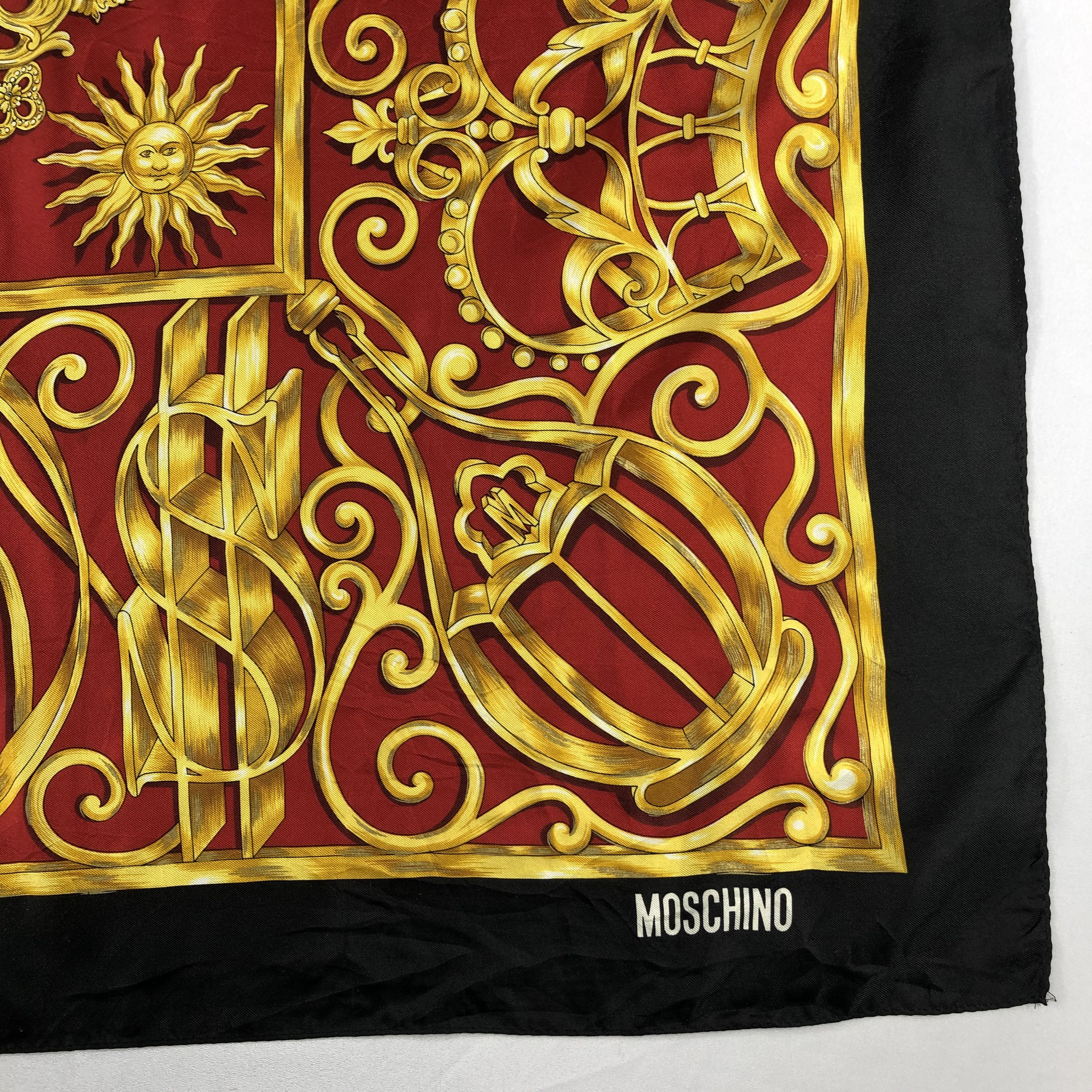 Vintage Vintage Moschino Silk Scarf Size ONE SIZE - 4 Thumbnail
