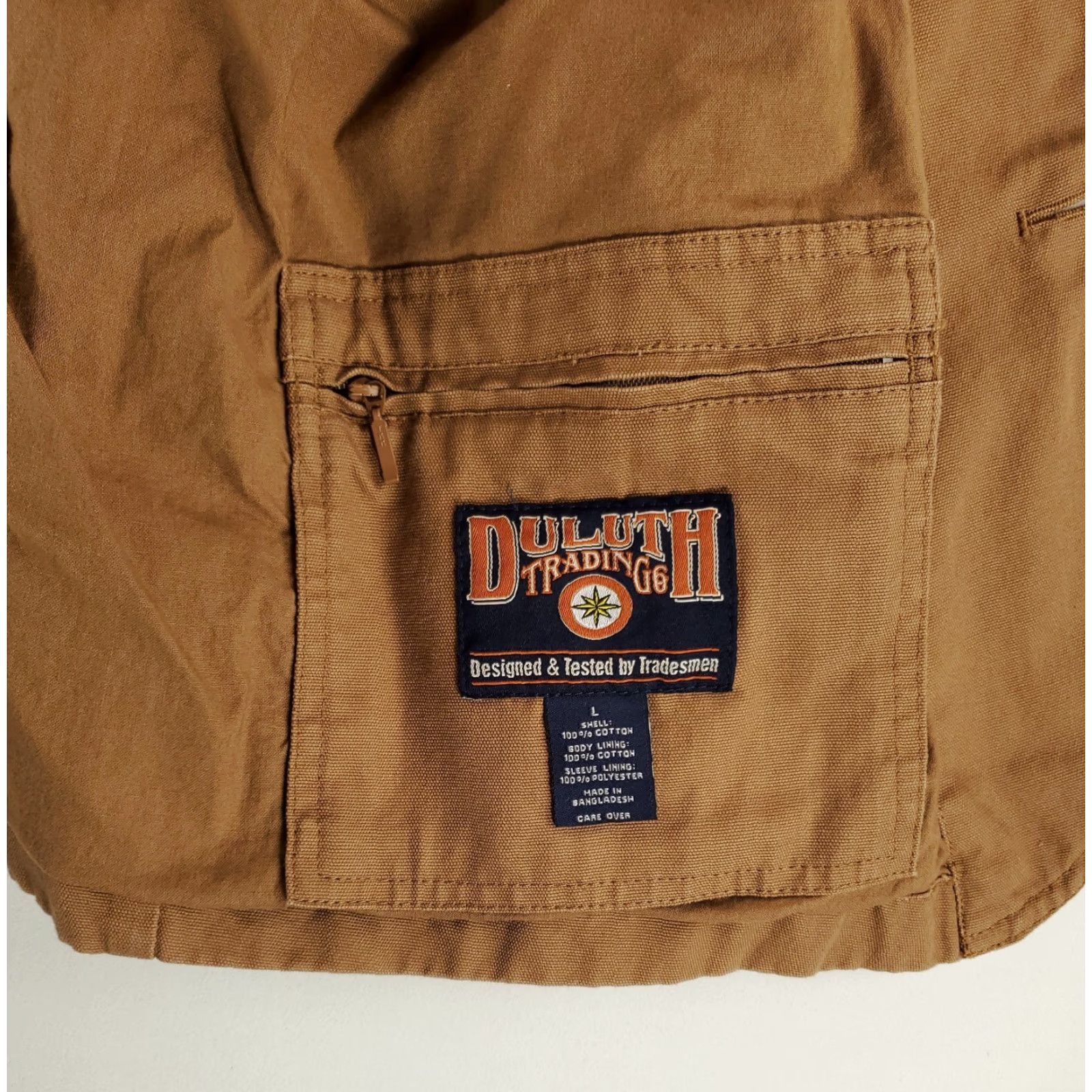 CO Duluth Trading Co Ojai Chore Jacket Blazer Brown Long Sleeve Mens L Size US L / EU 52-54 / 3 - 3 Thumbnail