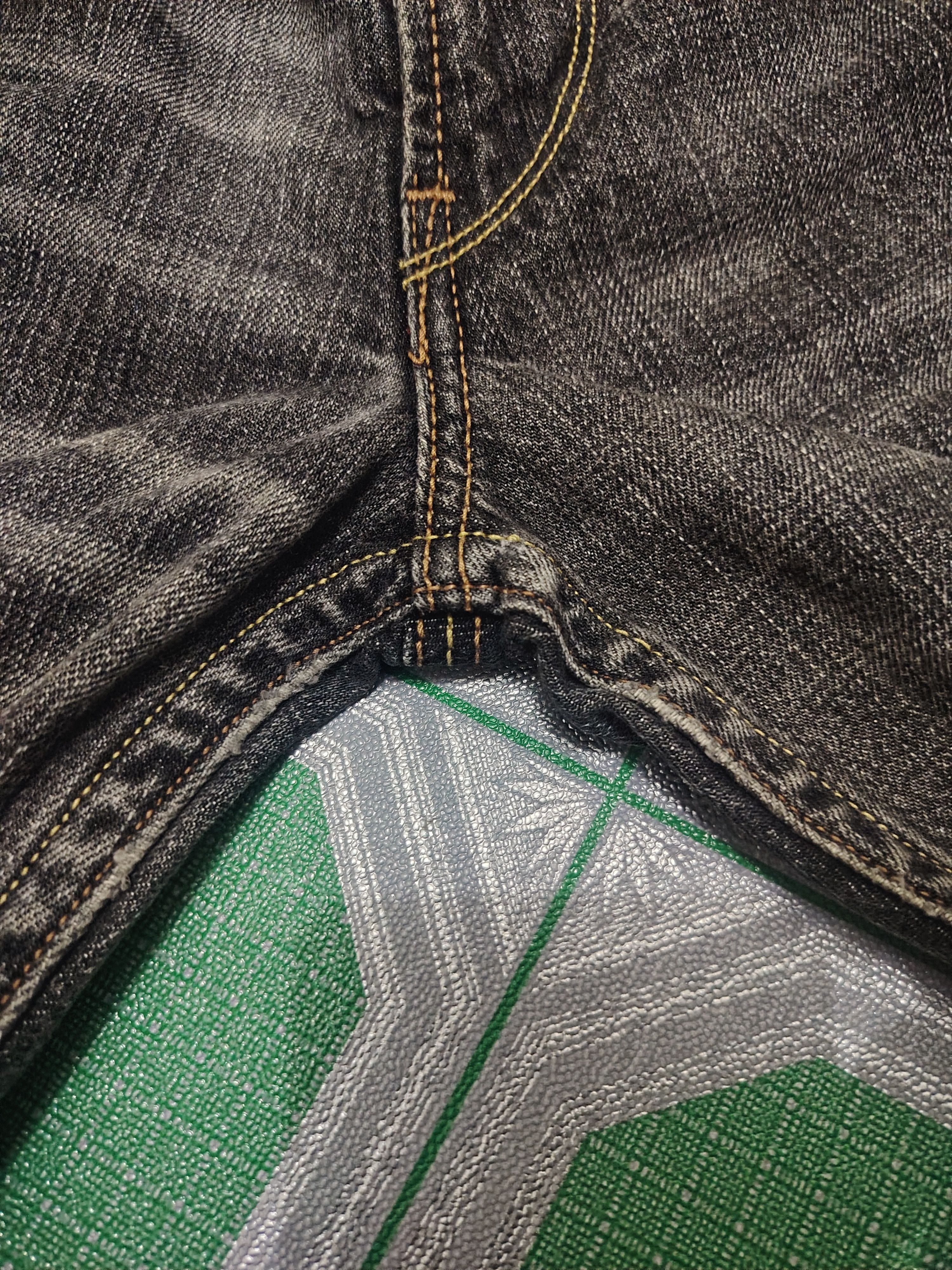 Levi's Distressed Rare!!! Levis 502 Back Pocket Bead Pattern Size US 34 / EU 50 - 15 Thumbnail