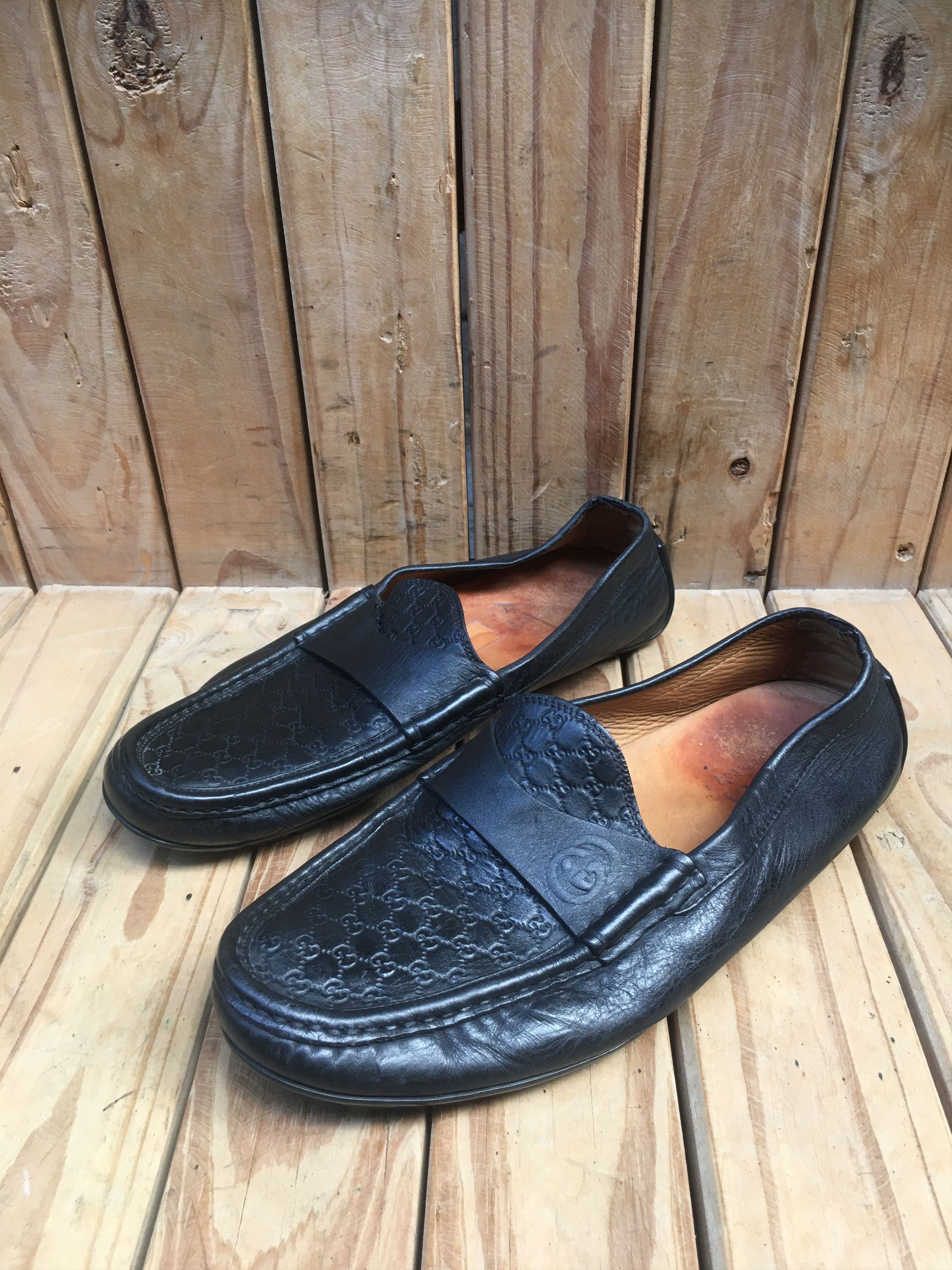 Gucci Gucci 322929 GG Black Men’s Leather Loafers UK 6.5 Size US 7 / EU 40 - 16 Thumbnail
