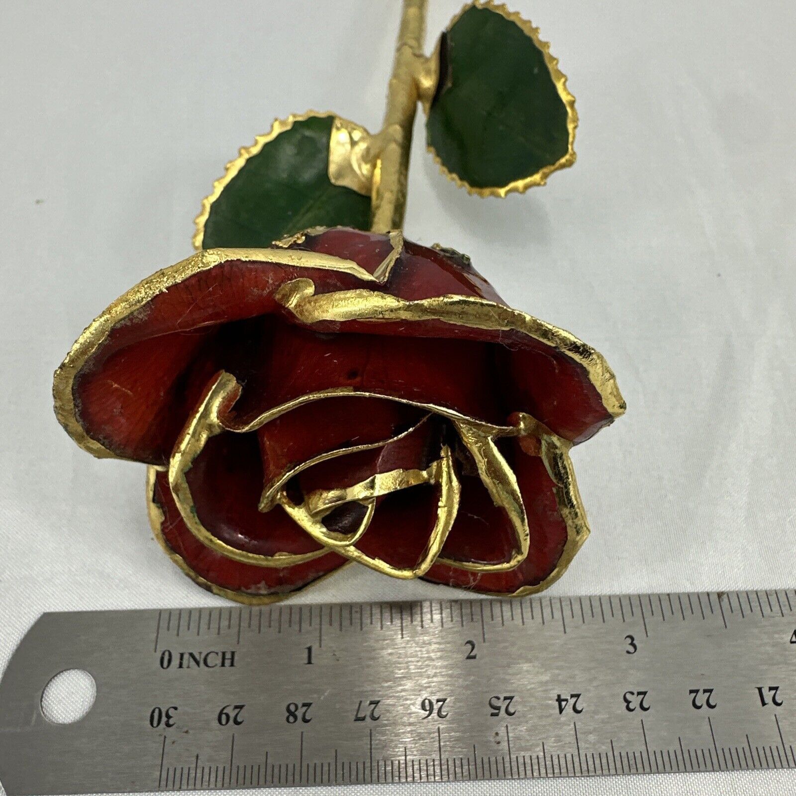 Other 24K Gold Real Rose Dipped in Ruby Lacquered last forever Size ONE SIZE - 9 Thumbnail