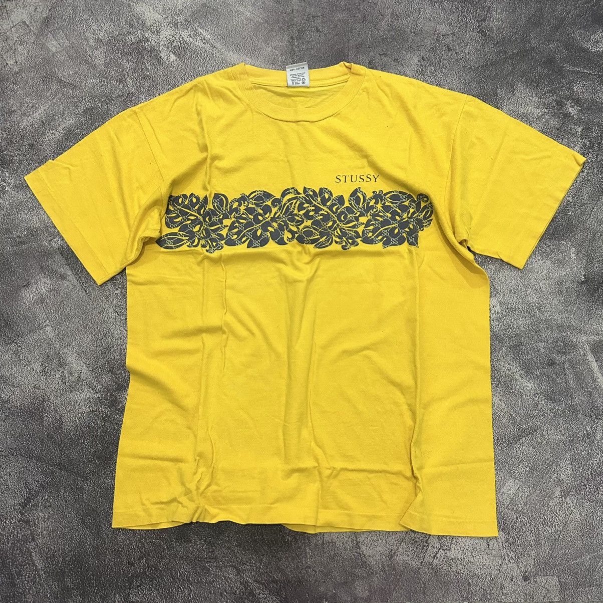 Streetwear × Stussy × Vintage STUSSY WITHERED FLOWER TEE | Grailed
