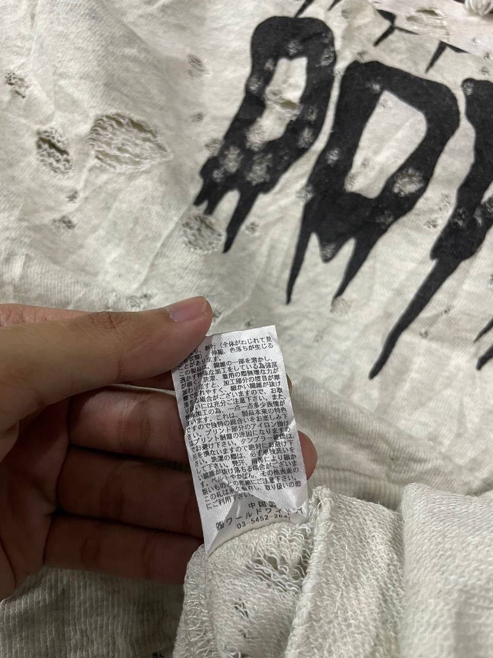 Seditionaries RIPPED DESIGN PUNI STYLE WORLD WIDE LOVE Size US XL / EU 56 / 4 - 6 Thumbnail