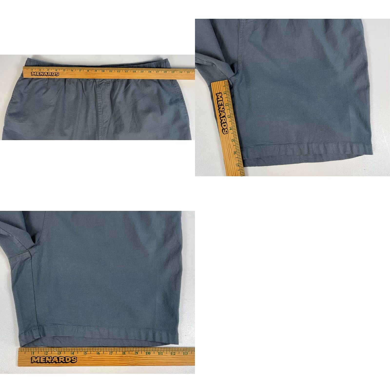Vintage Free Fly Men's Stretch Canvas Short 7" slate 2XL Gray Chino Outdoor 70% Cotton 28% Viscose from Bamboo 2% Spandex NWT Size US 39 - 9 Thumbnail