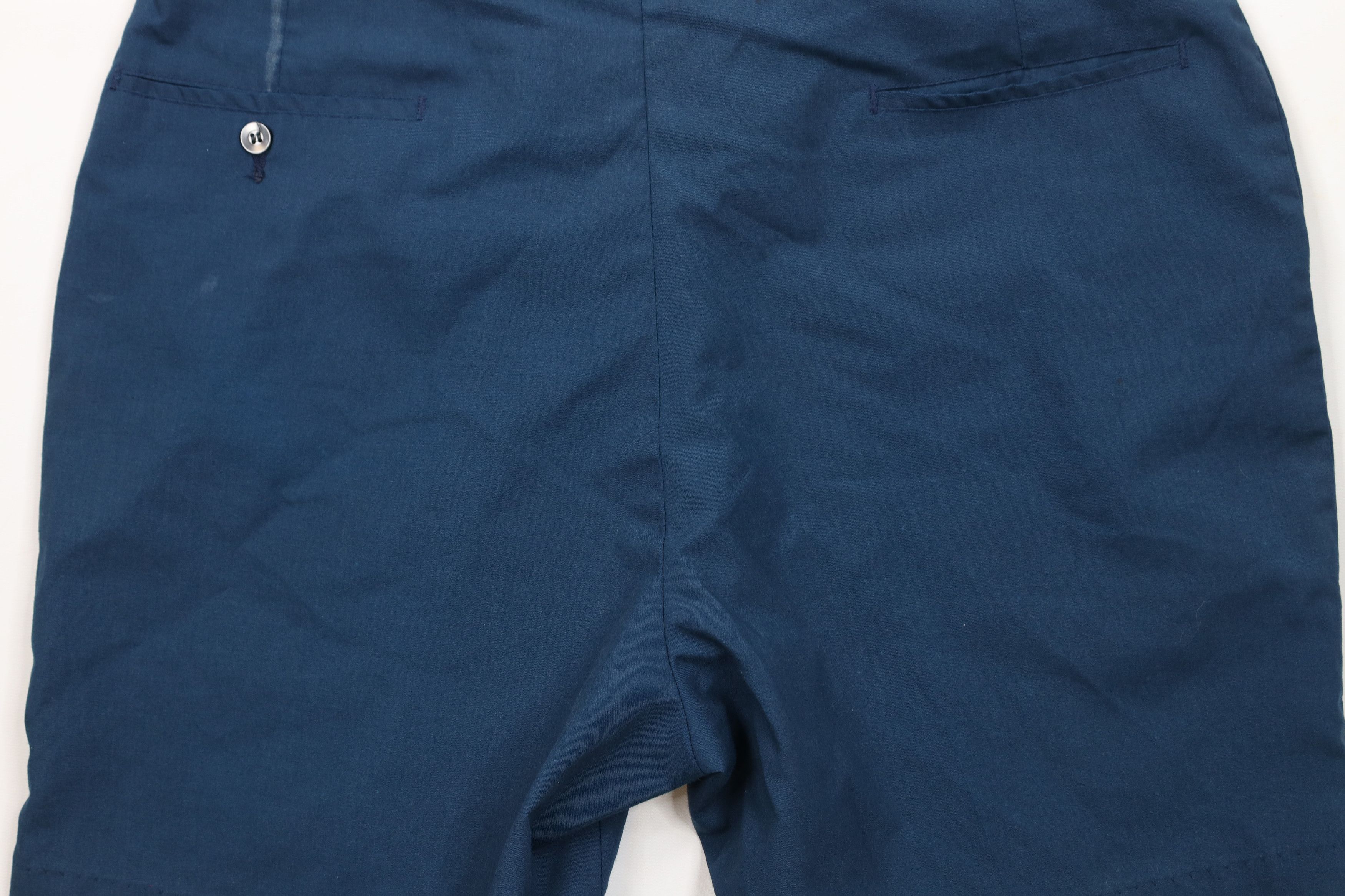Vintage Vintage 50s 60s Streetwear Above Knee Chino Shorts Blue USA Size US 34 / EU 50 - 10 Thumbnail