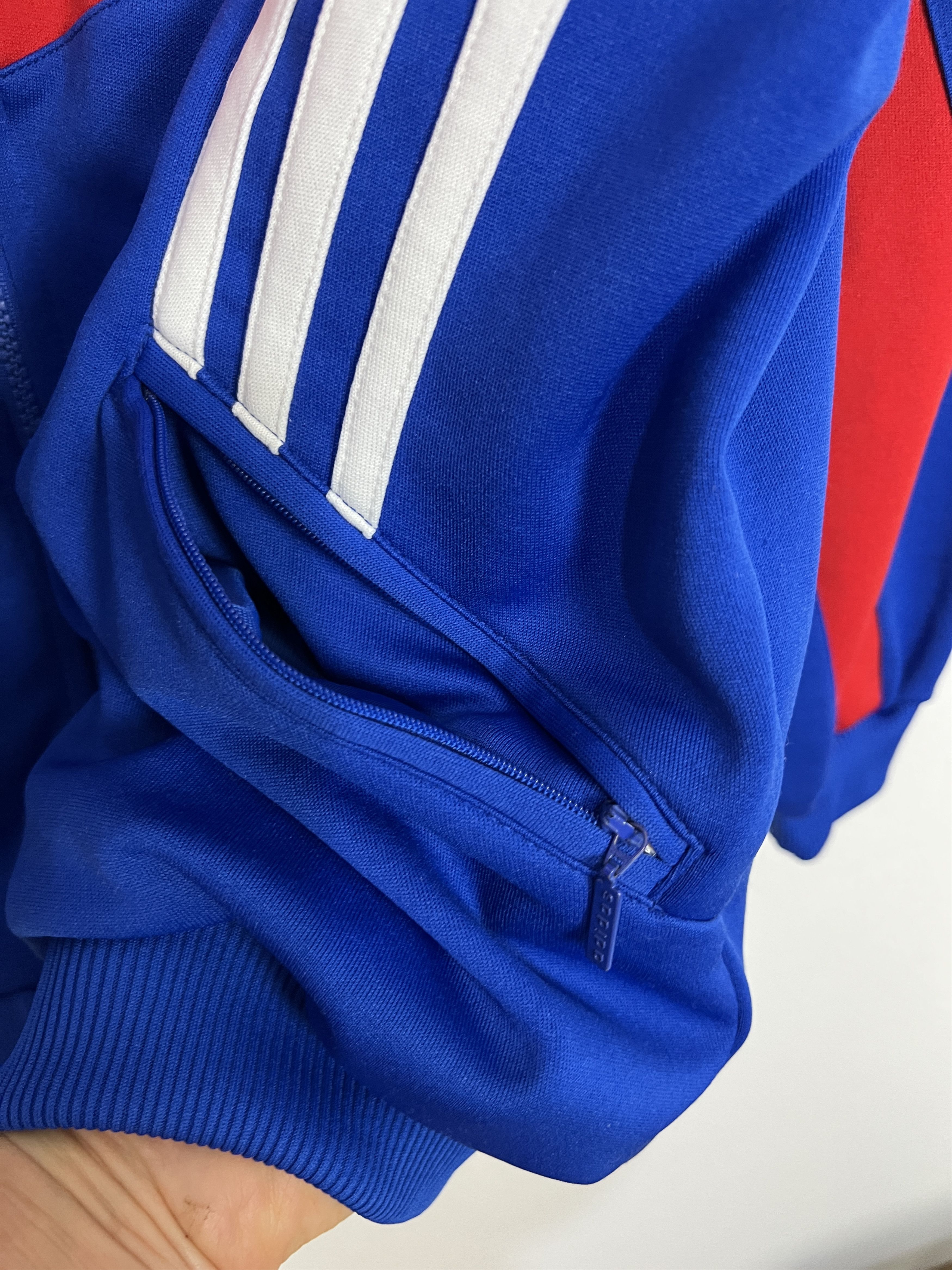 Adidas Vintage 90s Bayern Munich Football Jacket Soccer Track Top Size US S / EU 44-46 / 1 - 5 Thumbnail