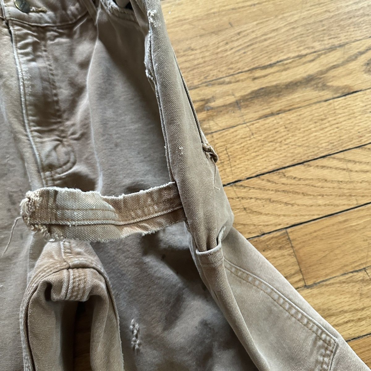 Carhartt Vintage Carhartt Distressed Flannel Work Pants Sun Faded Size US 32 / EU 48 - 8 Thumbnail