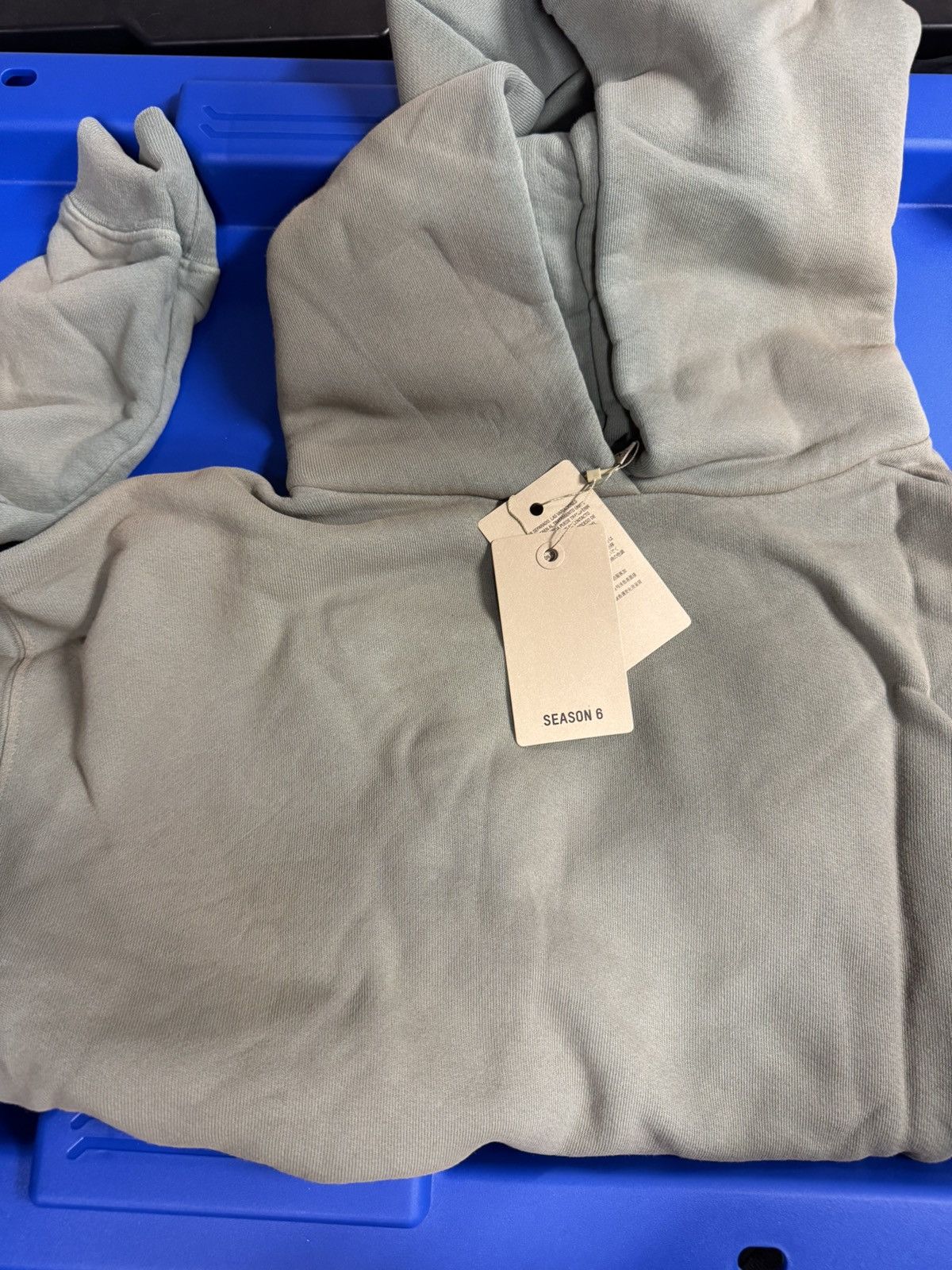 Yeezy Yeezy Season 6 Glacier Hoodie Size XS - Rare Size US XS / EU 42 / 0 - 11 Thumbnail