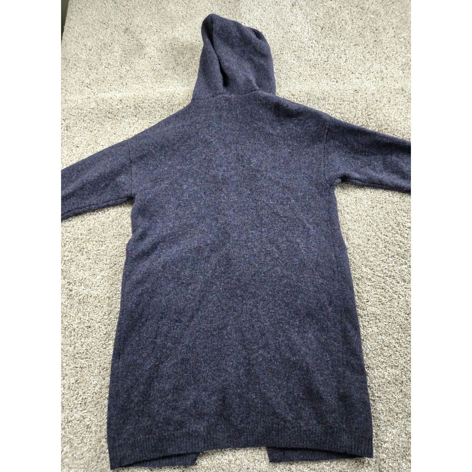 Uniqlo Uniqlo Cardigan Sweater Hooded Medium Womens Purple Wool Pockets Casual Size M / US 6-8 / IT 42-44 - 7 Thumbnail