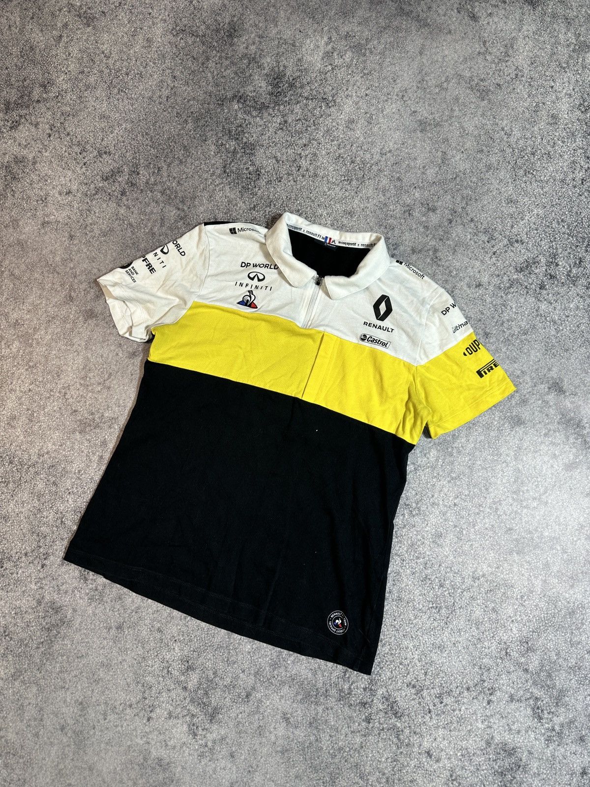 Formula 1 × Vintage Le Coq Sportif Renault F1 Team T-shirt Streetwear Racing M Size US M / EU 48-50 / 2 - 1 Thumbnail