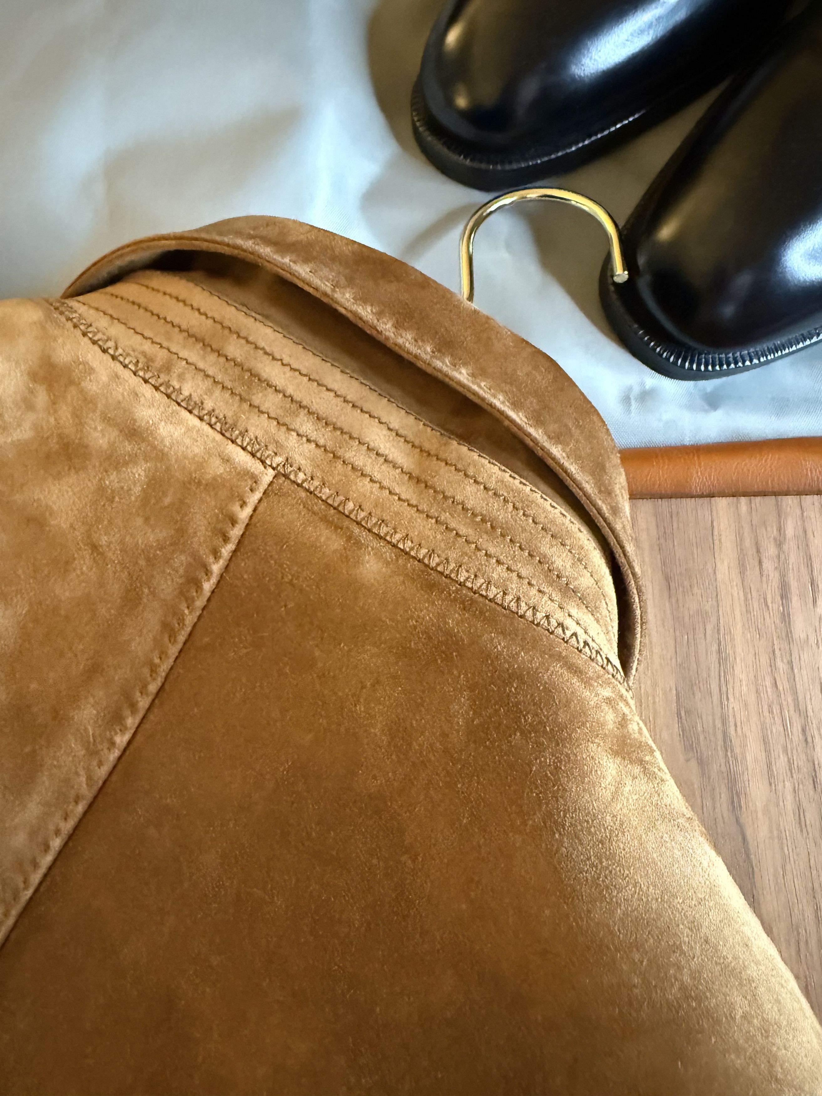 Tom Ford Ultimate Rare $10,700 w/tax TOM FORD Suede Blazer Size US L / EU 52-54 / 3 - 17 Thumbnail