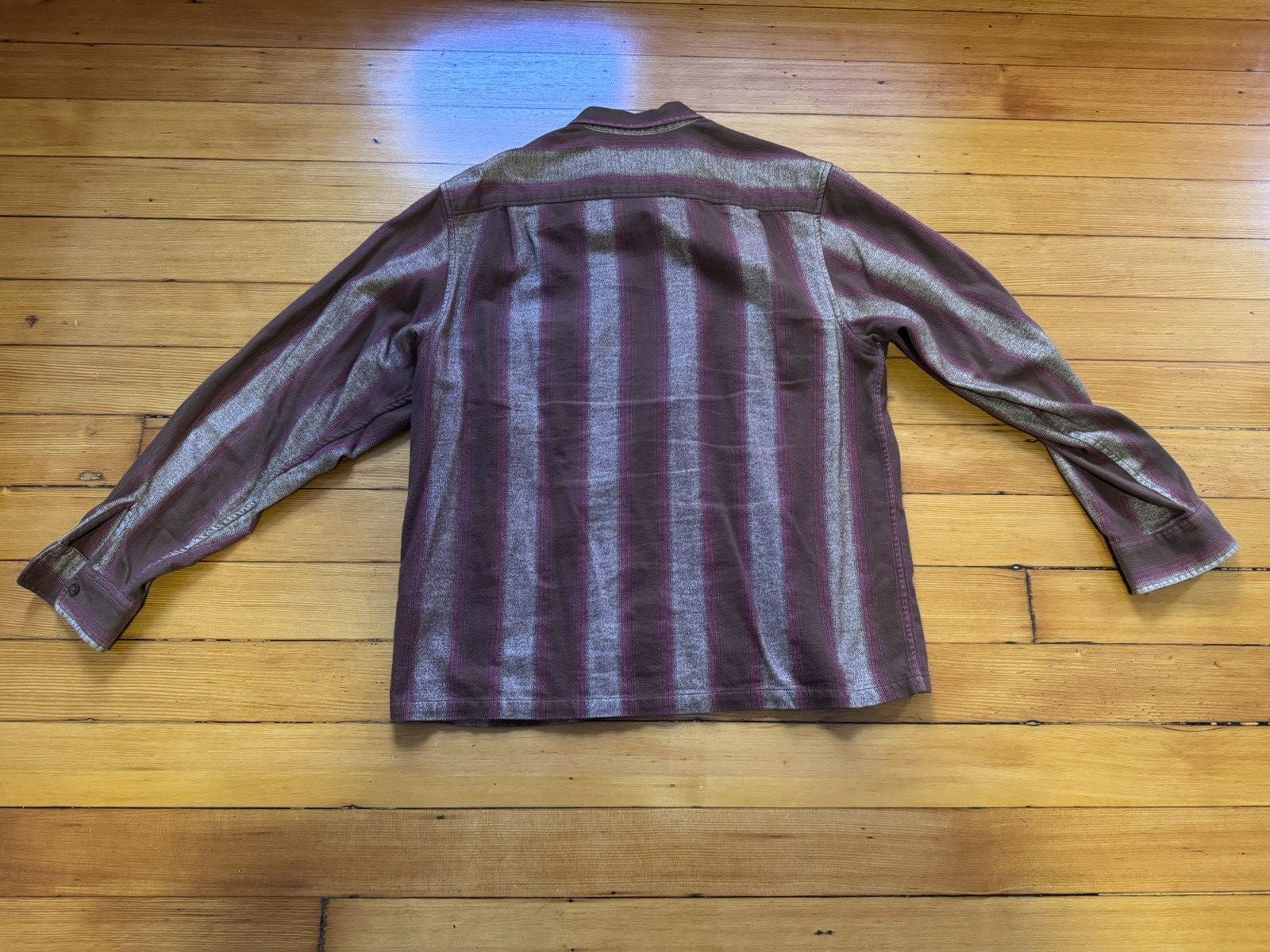 Supreme Vertical stripe zip flannel shirt Size US M / EU 48-50 / 2 - 3 Thumbnail