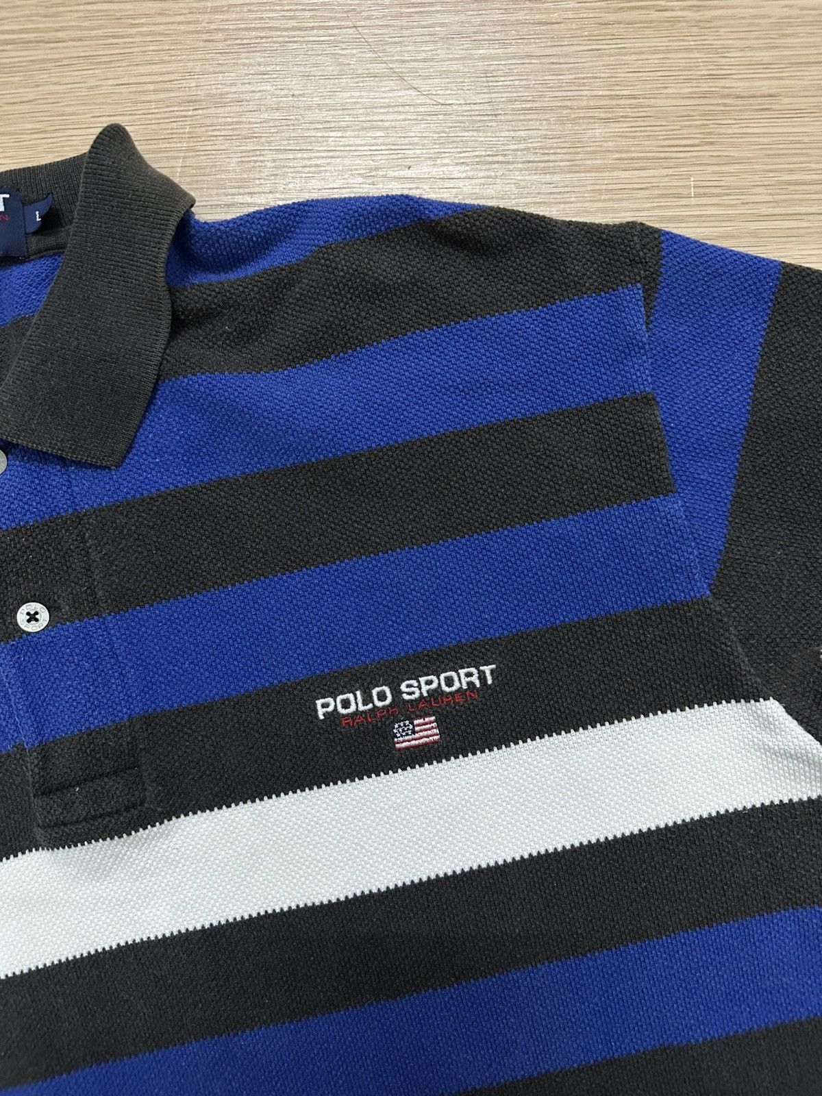 Polo Ralph Lauren × Ralph Lauren × Ralph Lauren Sport Rare And Beautiful Polo Sport Ralph Lauren Polo L/S Shirt Size US L / EU 52-54 / 3 - 5 Thumbnail