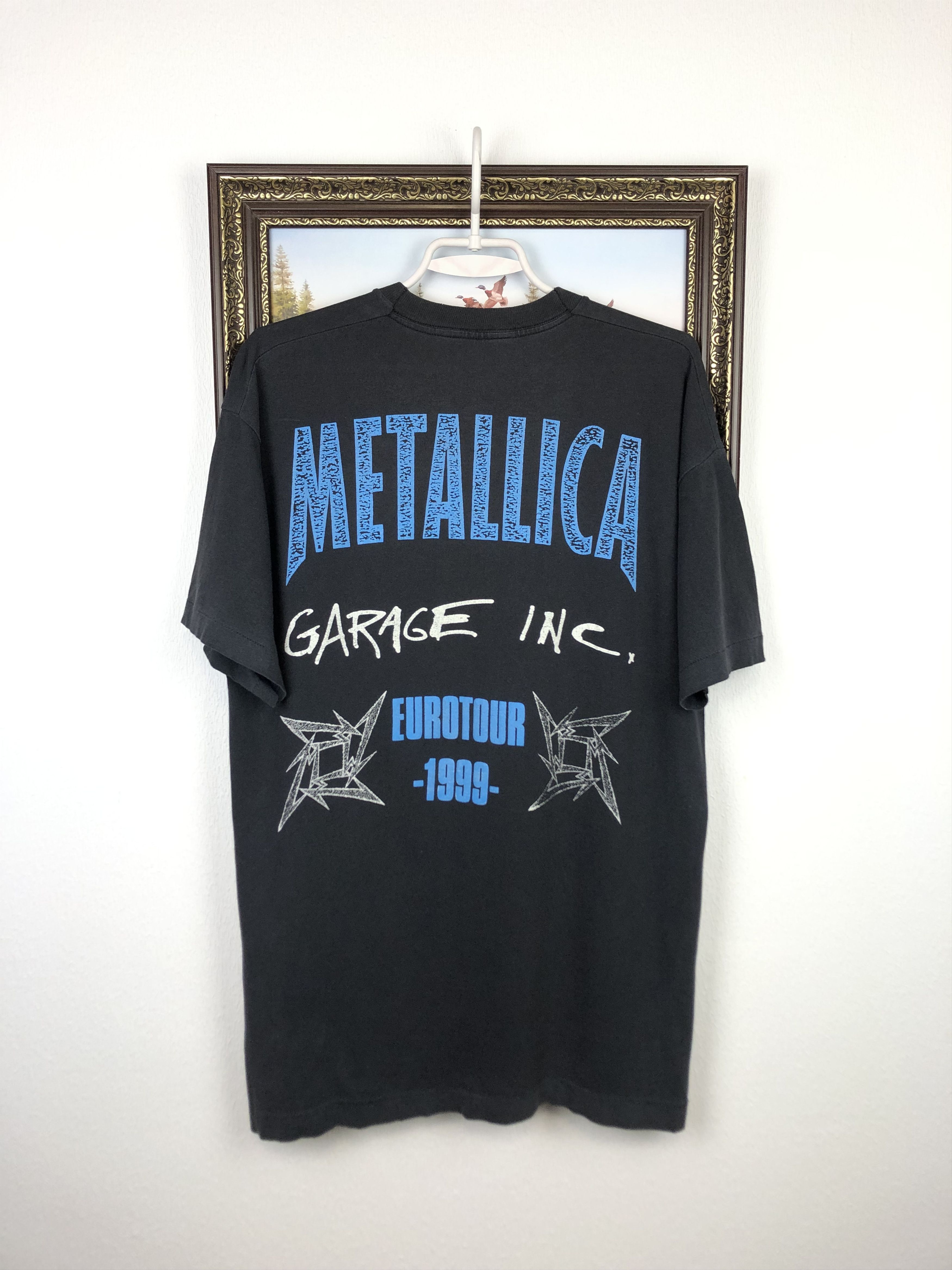 Vintage 90's Metallica Garage Inc. Band Shirt Tour Tee Mens