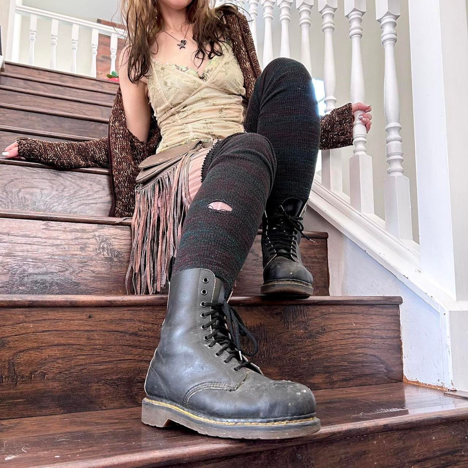 Dr. Martens vintage dr martens combat boots Size US 8.5 / IT 38.5 - 1 Thumbnail
