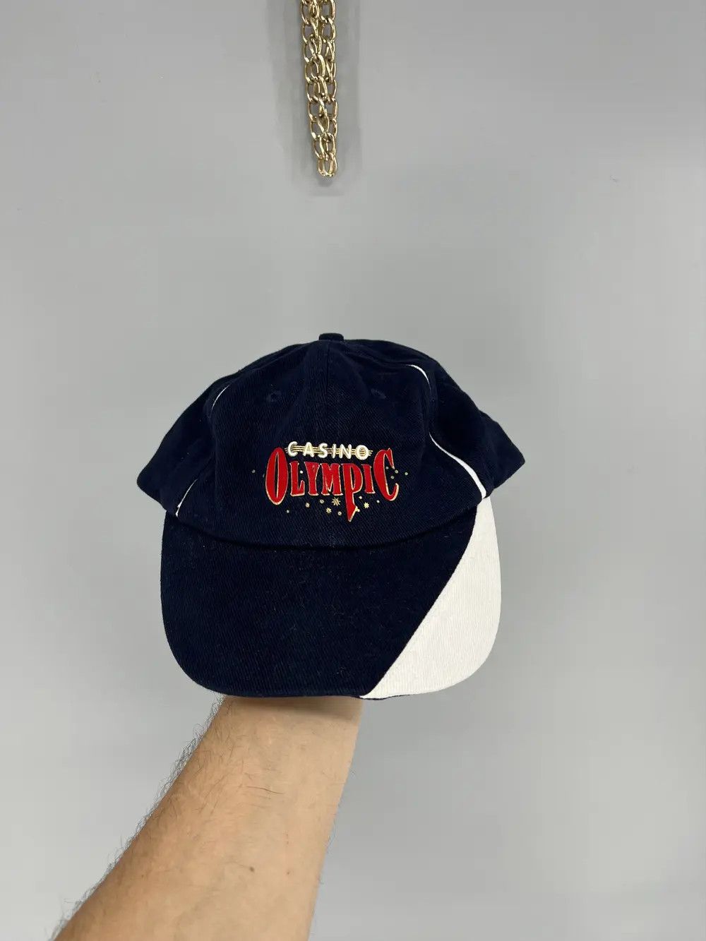 Vintage Vintage 90s Casino Olympic Cap Hat Streetwear Humor Size ONE SIZE - 1 Thumbnail