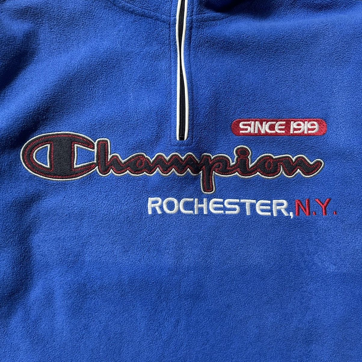 Champion Vintage Champion Logo Quarter Zip Sweatshirt Size M / US 6-8 / IT 42-44 - 5 Thumbnail