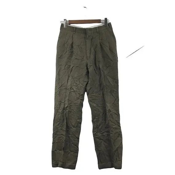 Beverly Hills Polo Club Vtg POLO CLUB USA Green Wool Casual Pant Trouser Slack Size US 28 / EU 44 - 1 Thumbnail