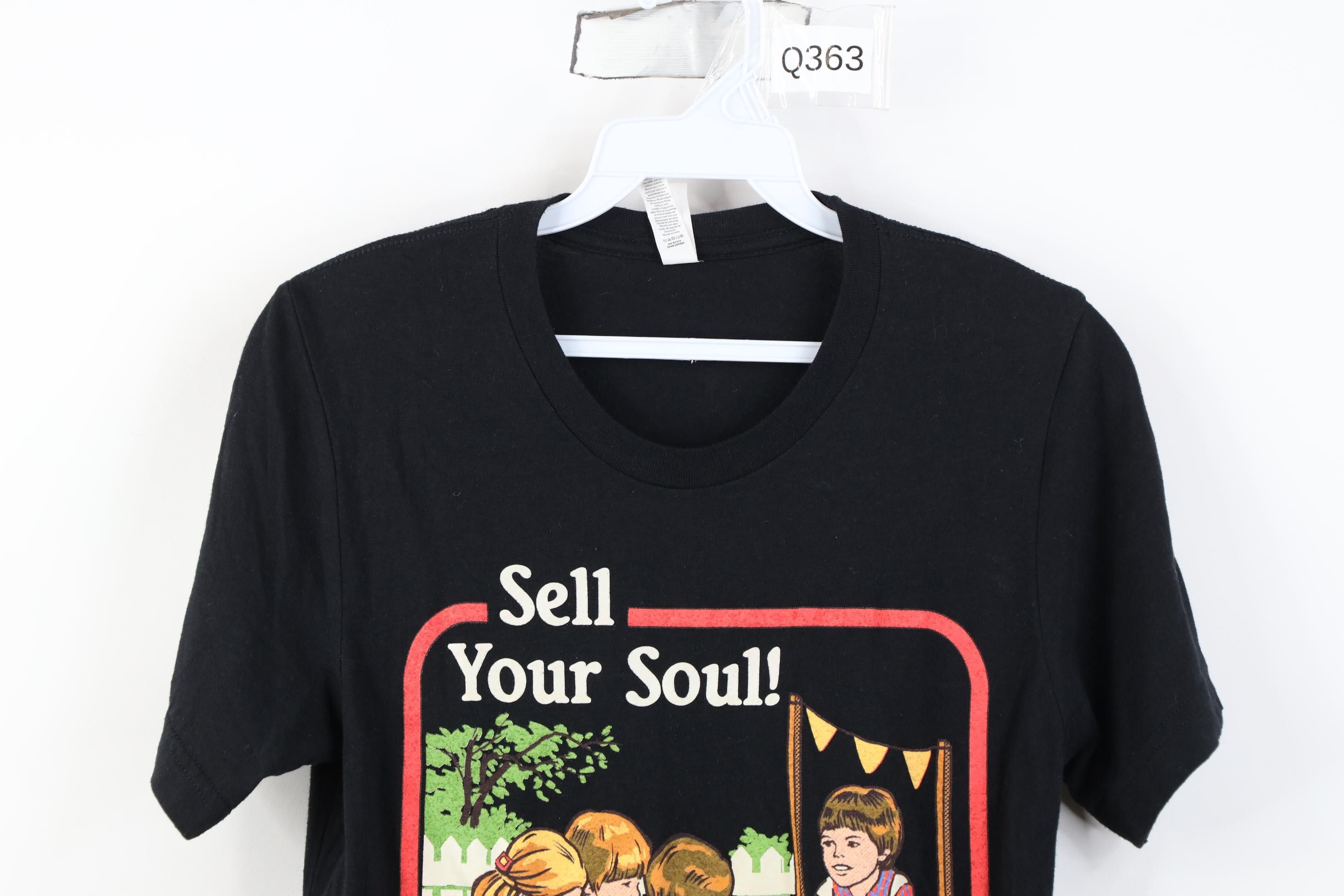 Vintage Y2K Streetwear Economics For Children Sell Your Soul T-Shirt Size XS / US 0-2 / IT 36-38 - 2 Thumbnail