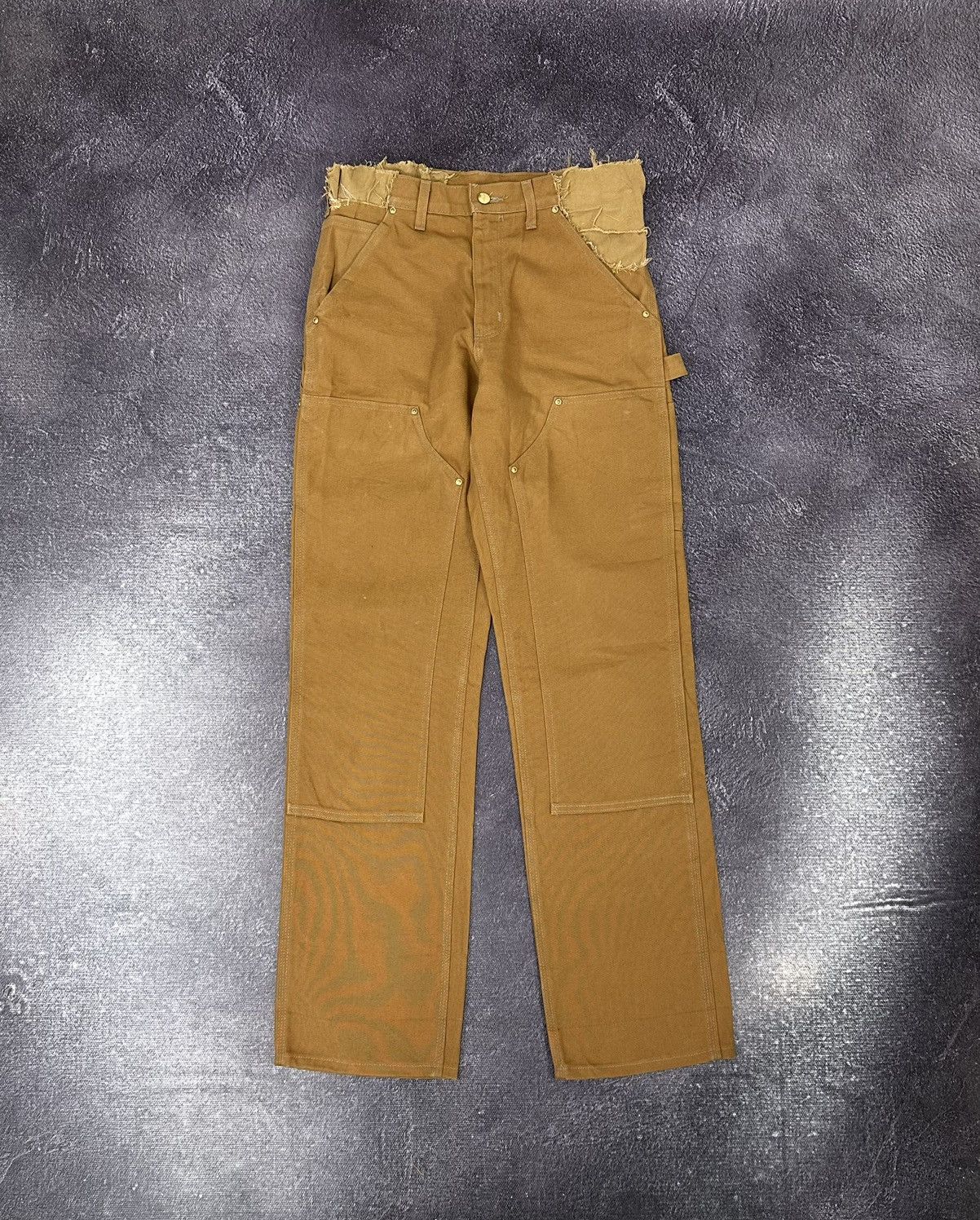 Carhartt Vintage 90s Carhartt Double Knee USA Distressed Work Pants Size US 30 / EU 46 - 1 Thumbnail