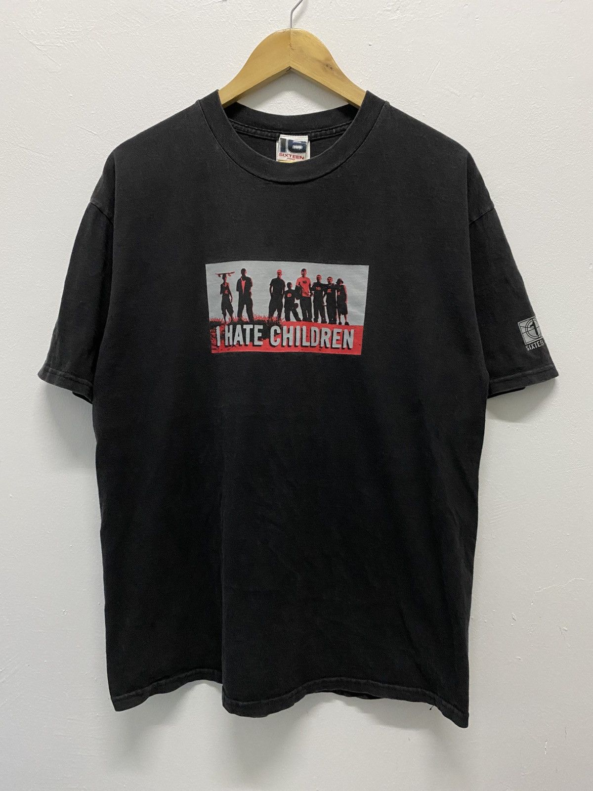 Droors × Santa Cruz Skateboards × Vintage Vintage T shirt Sixteen Skateboard ‘I Hate Children’ Size US L / EU 52-54 / 3 - 3 Thumbnail