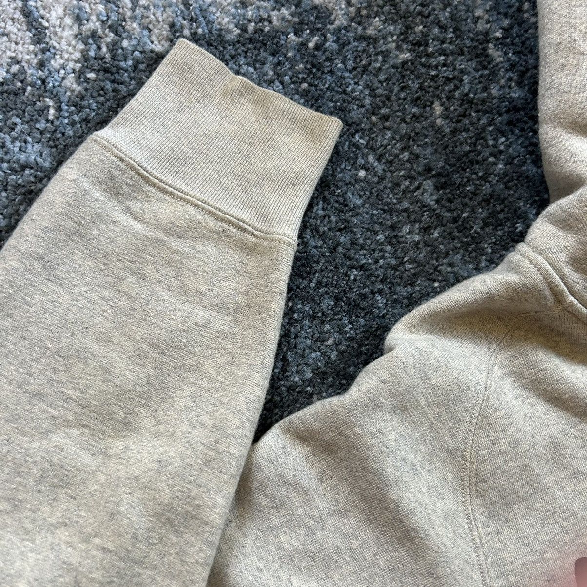 Human Made × Nigo × Vintage 2018 HM GOLD ZiP UP HOODiE SWEATSHiRT OATMEAL HEATHER GREY Size US L / EU 52-54 / 3 - 3 Thumbnail