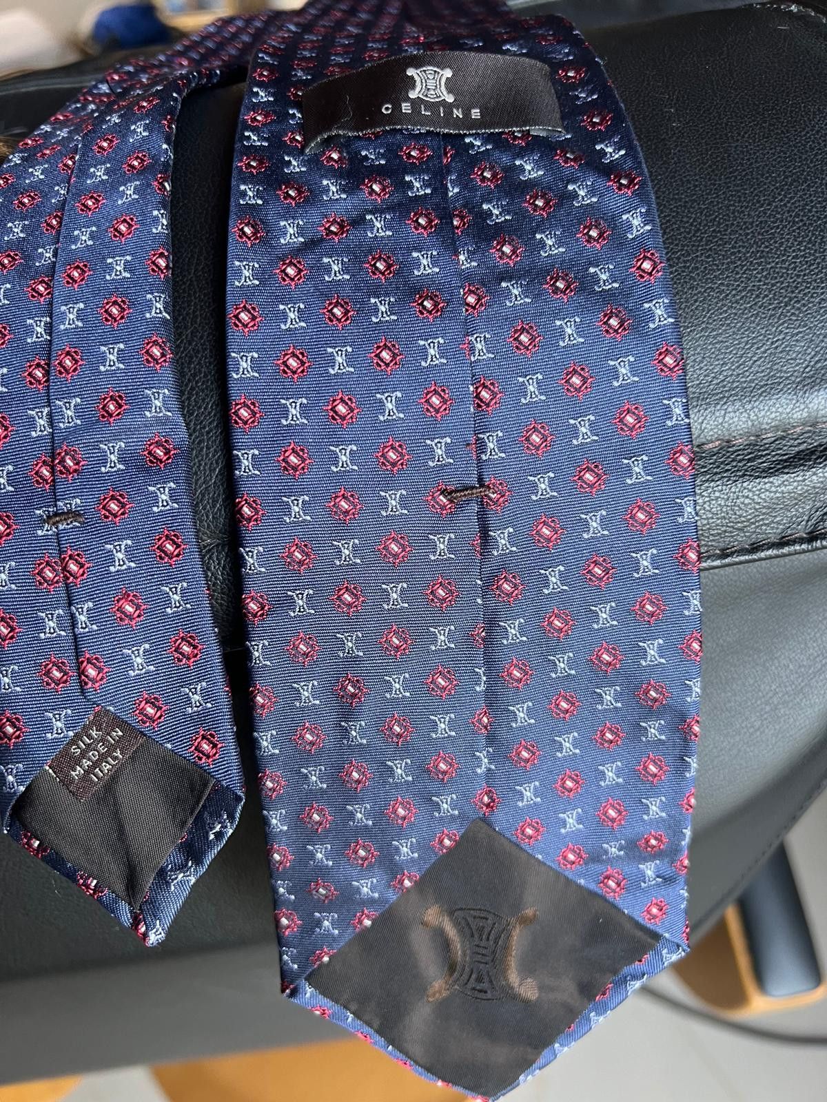 Celine Celine exclusive long silk tie Size ONE SIZE - 3 Thumbnail