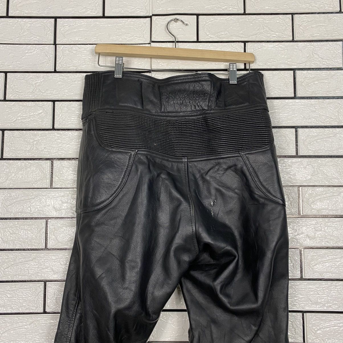 Kadoya Vintage Leather Pants Racing B's Leather Issey Miyake Size US 30 / EU 46 - 11 Thumbnail