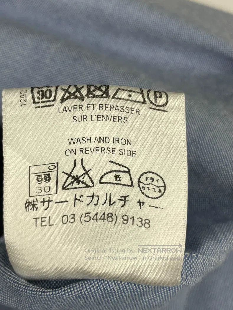 Givenchy Givenchy size 39 Denim Shirt Short Sleeve Size US S / EU 44-46 / 1 - 9 Thumbnail