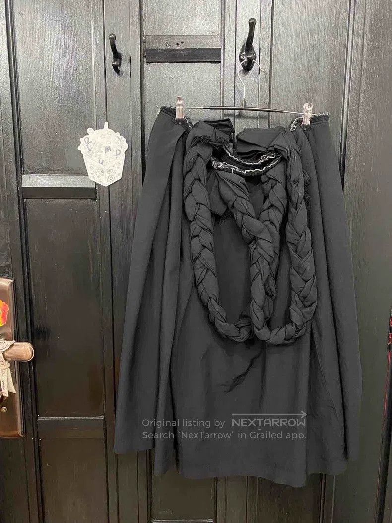 Comme des Garcons Comme des Garcons Black twisted rope suspender skirt Size M / US 6-8 / IT 42-44 - 4 Thumbnail
