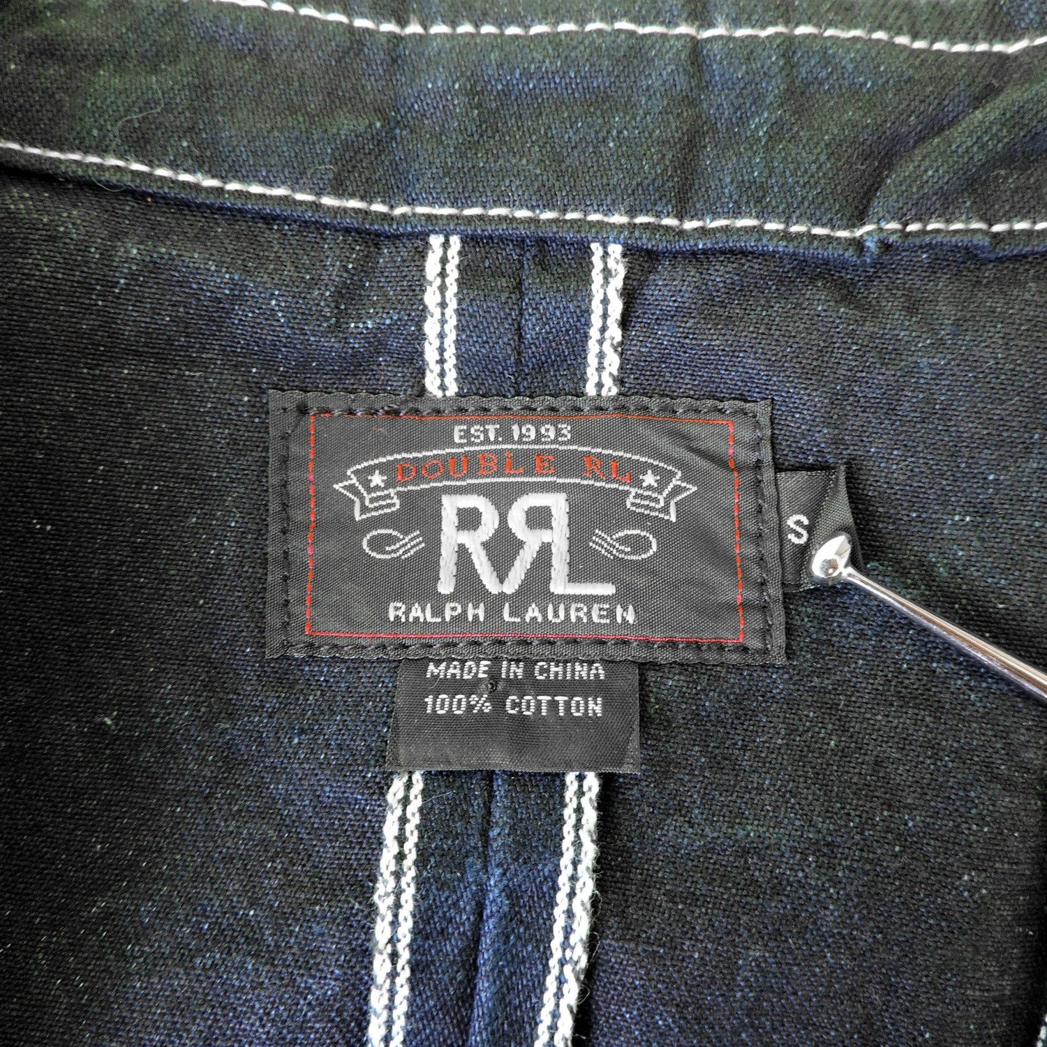 RRL Ralph Lauren RRL RALPH LAUREN STRIPES HICKORY INDIGO WABASH VEST Size US S / EU 44-46 / 1 - 3 Thumbnail