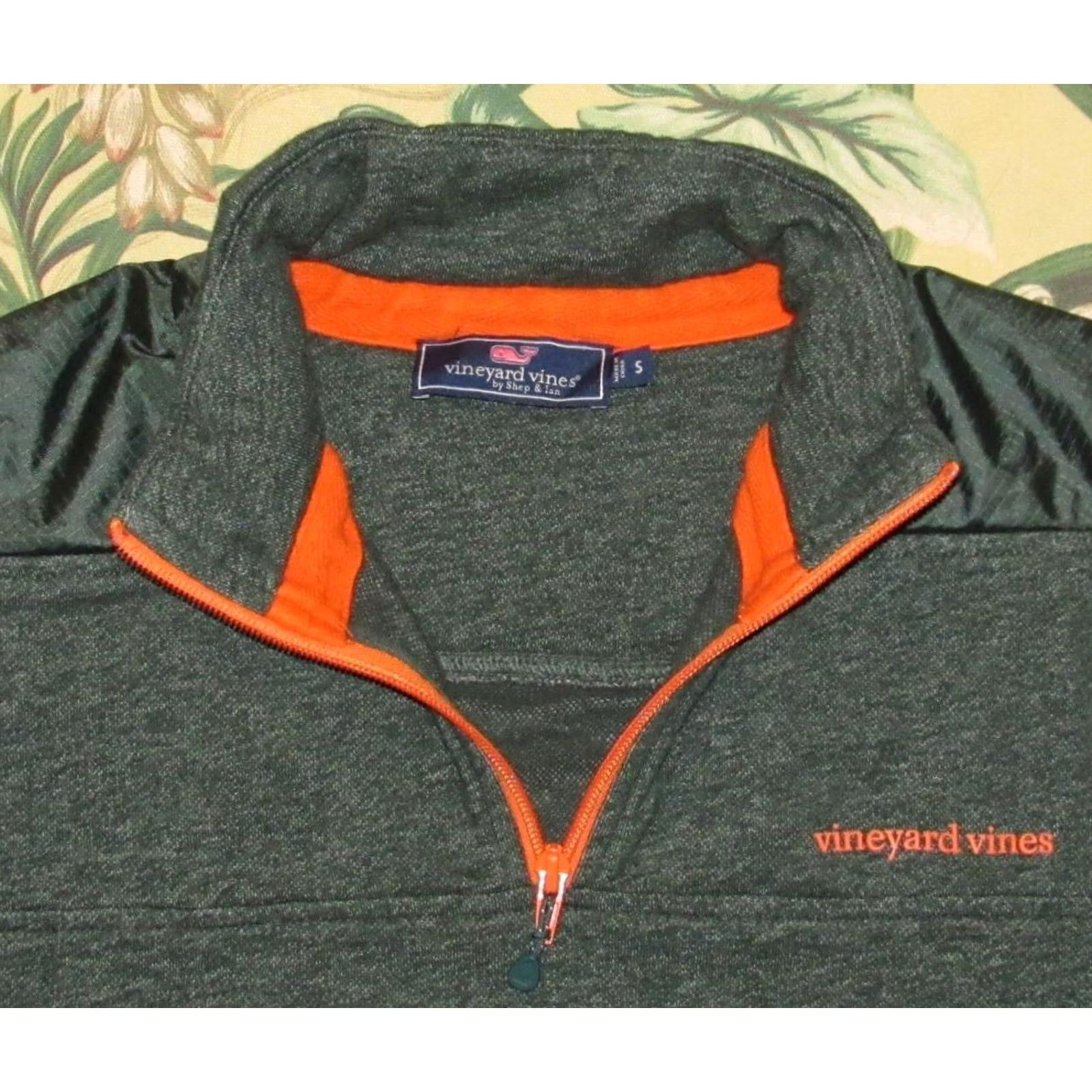 Vineyard Vines VINEYARD VINES Green Performance Cotton Blend Shep Sweater Small S Mens Size US S / EU 44-46 / 1 - 2 Thumbnail
