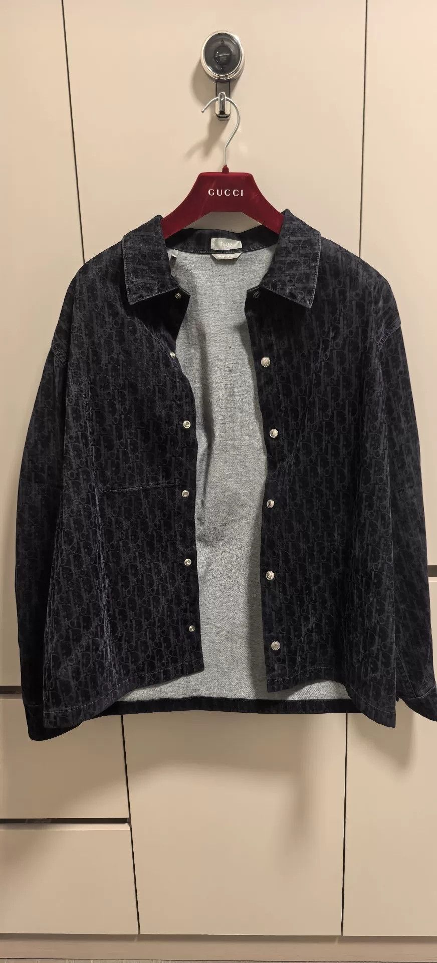 Dior Dior Logo Black Velvet Jacket Size 50 Size US M / EU 48-50 / 2 - 1 Thumbnail