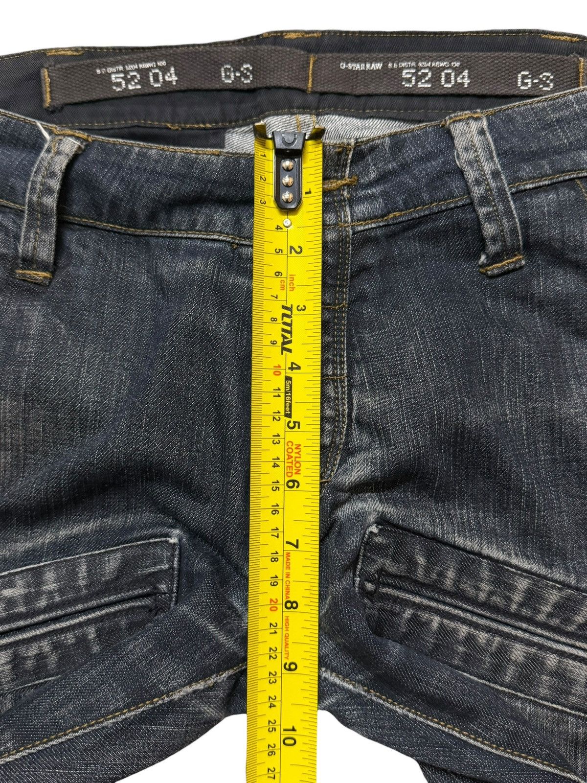 G-Star Vintage 90s G-Star Faded Wash Avant Garde Tactical Straight Size US 31 - 10 Thumbnail