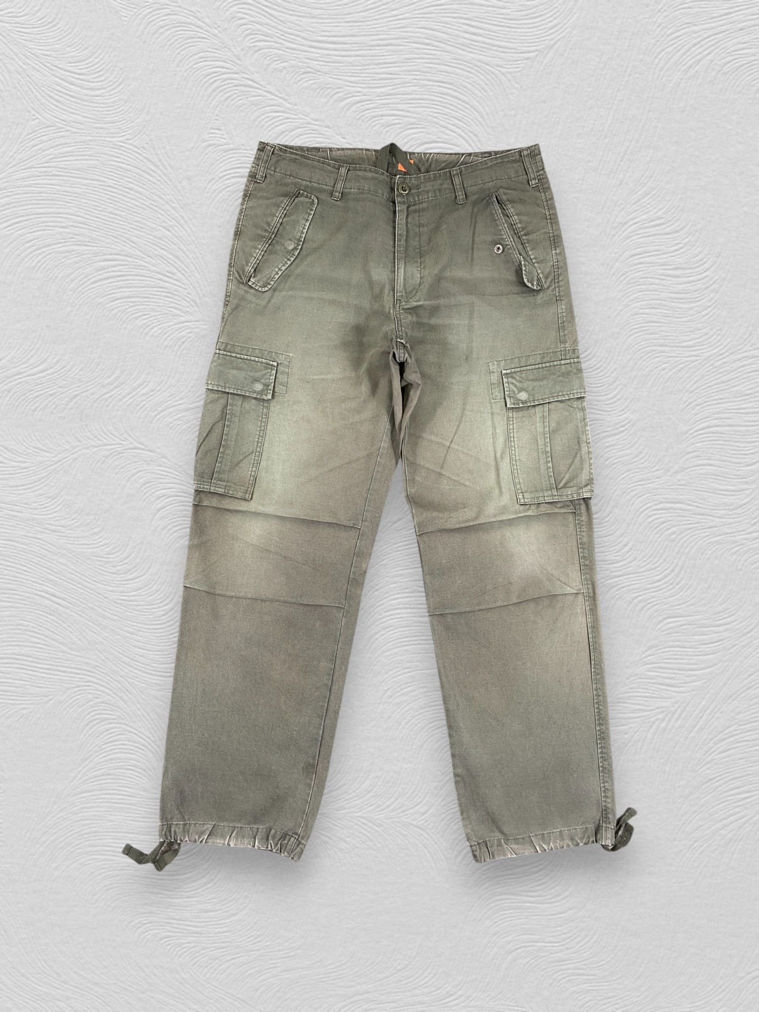 Japanese Brand Uniqlo Japanesse Cargo Sun Faded Pants -CP266 Size US 34 / EU 50 - 1 Thumbnail