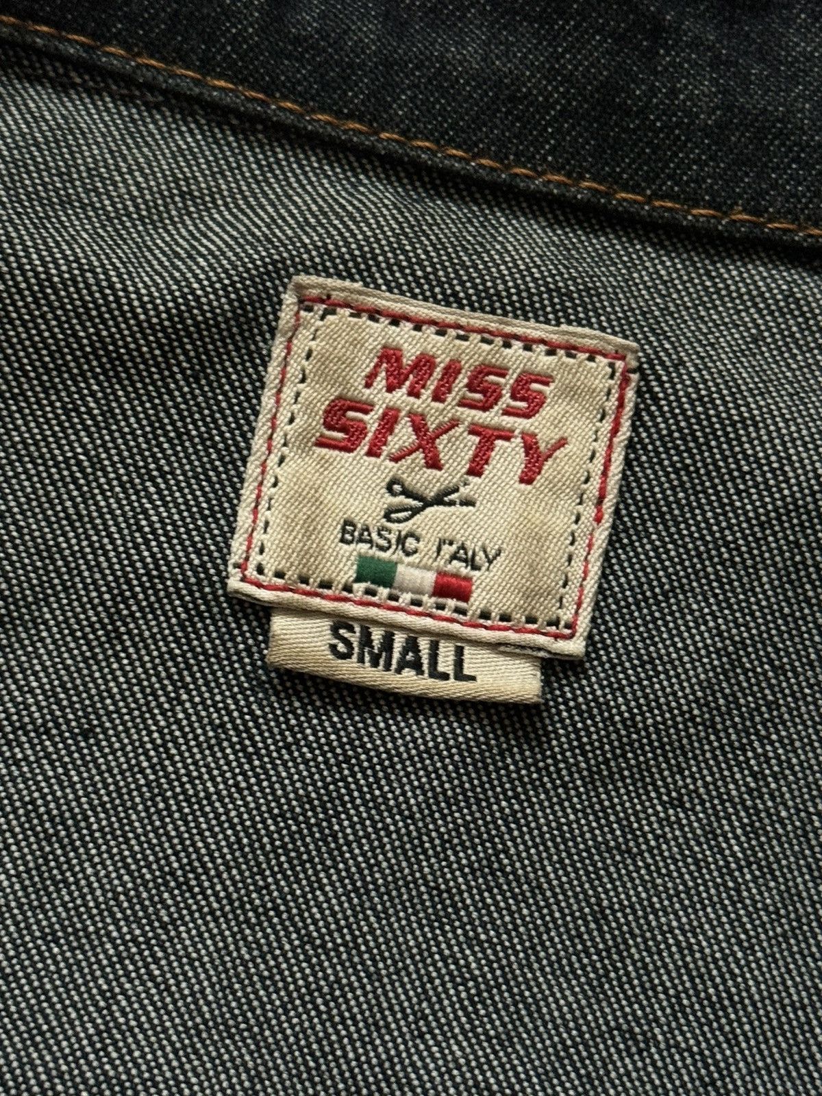 Miss Sixty × Vintage Miss sixty S denim button up jacket bomber y2k Size S / US 4 / IT 40 - 8 Thumbnail