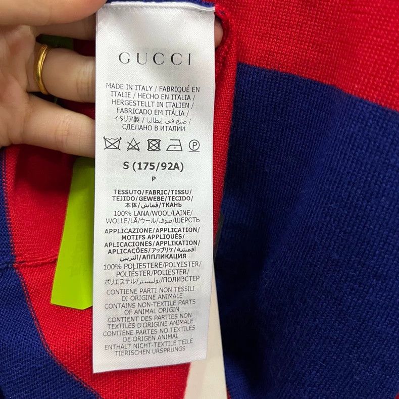 Gucci Gucci Striped Trojan embroidered polo shirt 2504-Nextarrow Size US S / EU 44-46 / 1 - 4 Thumbnail