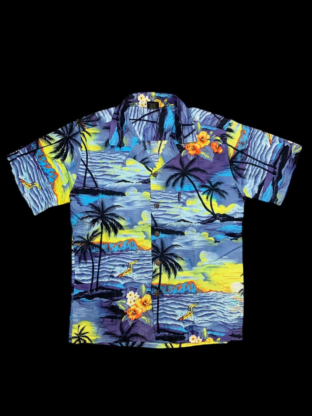 Sun Surf Vintage Palm wave surfer hawaiian shirt Size US M / EU 48-50 / 2 - 1 Thumbnail