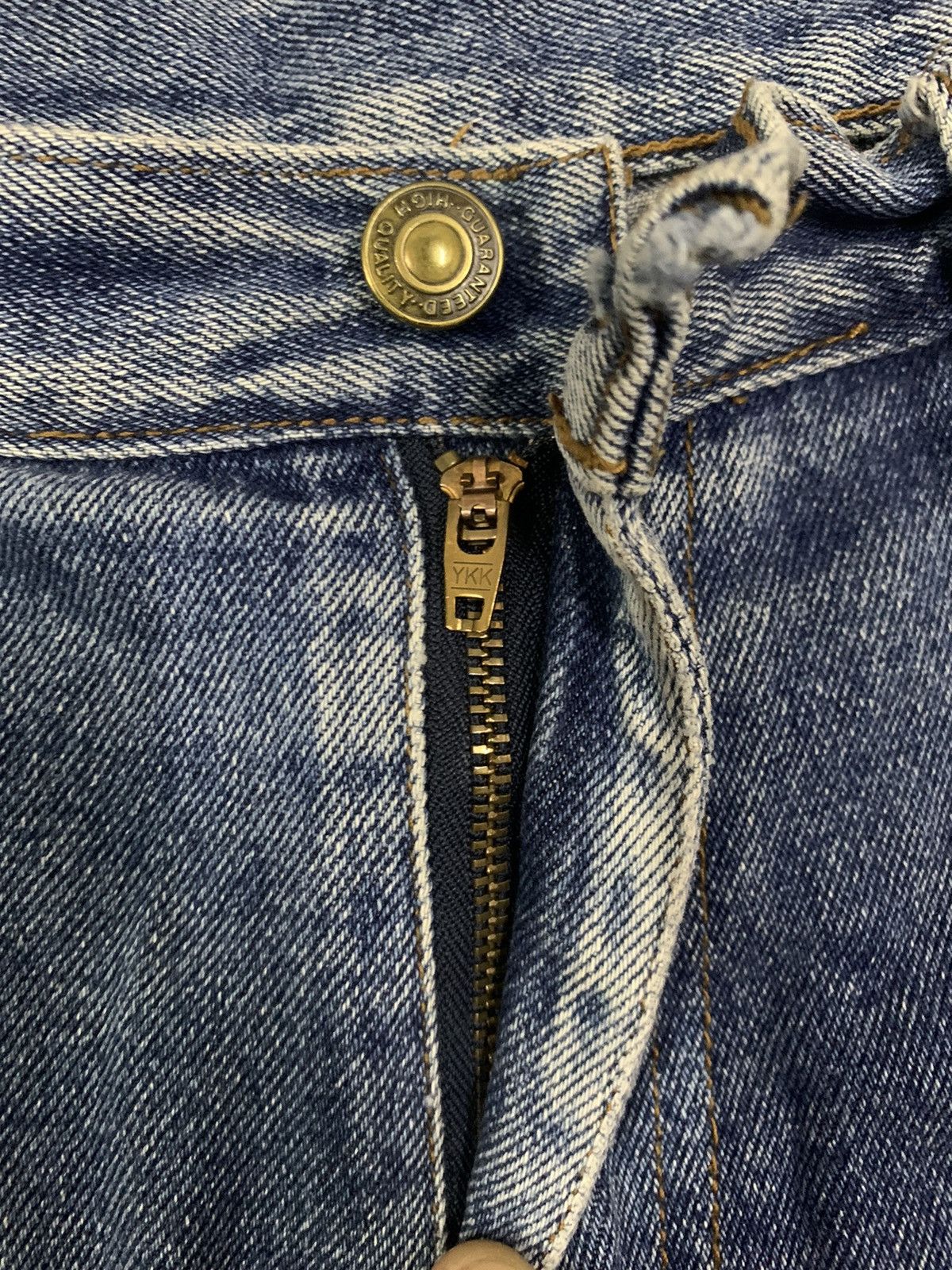 Japanese Brand Vintage Japanese Brand Blue Washed Baggy Distressed Jeans Size US 32 / EU 48 - 4 Thumbnail
