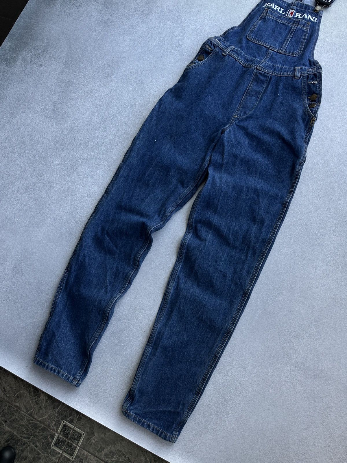 Karl Kani Vintage Karl Kani Denim Overalls 90s Hip-Hop Logo | Grailed