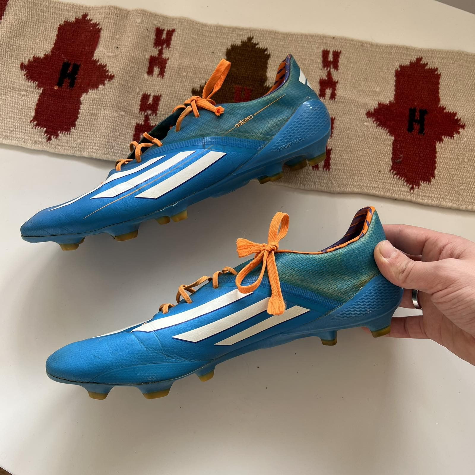 Adidas Adidas F50 Adizero FG Football Boots Sz 44 Size US 10.5 / EU 43-44 - 2 Thumbnail