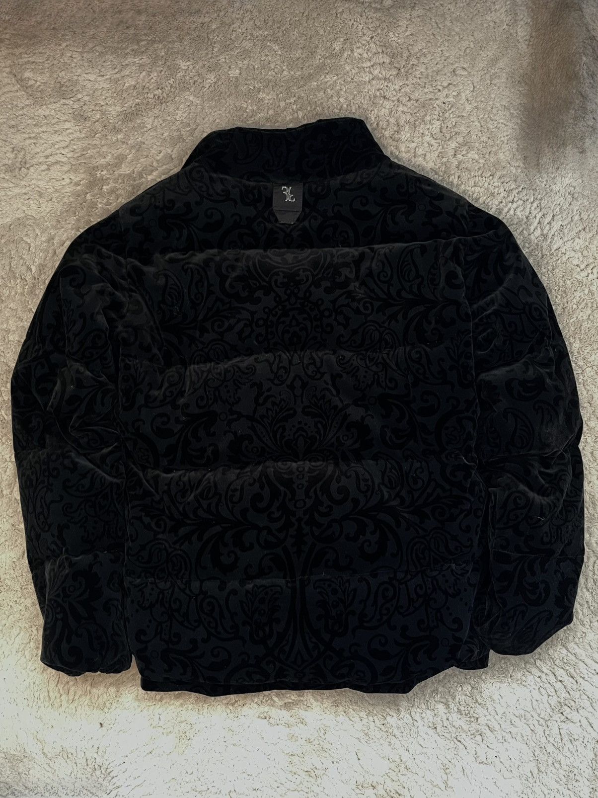 Billionaire Couture Billionaire Italian Couture Paisley Velvet Puffer Jacket Size US M / EU 48-50 / 2 - 11 Thumbnail