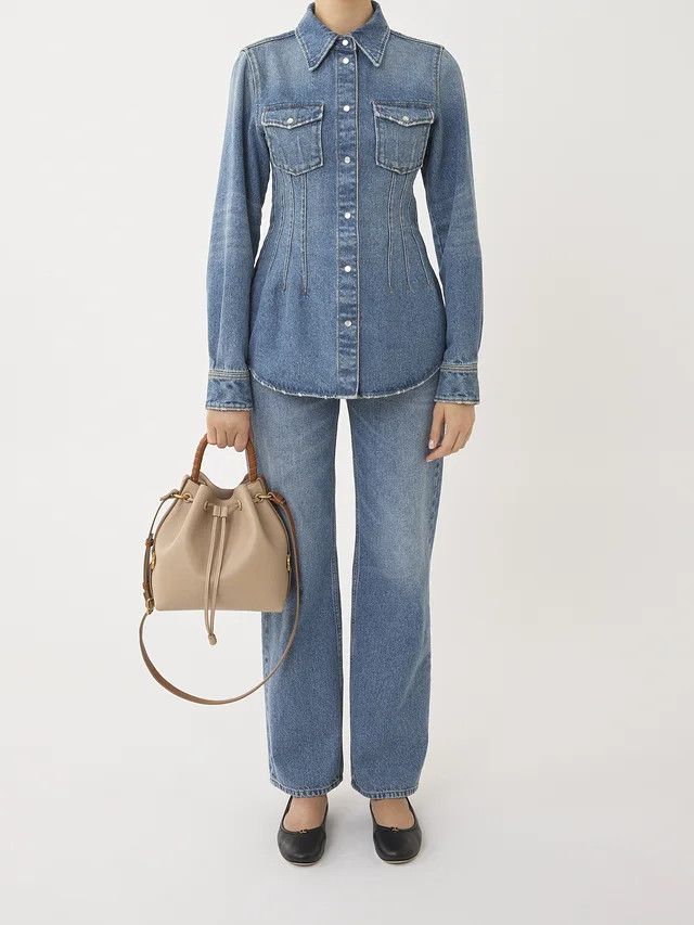 Chloe o1loc1c1024 Size: OS / Bucket Bag in Beige Size ONE SIZE - 5 Thumbnail