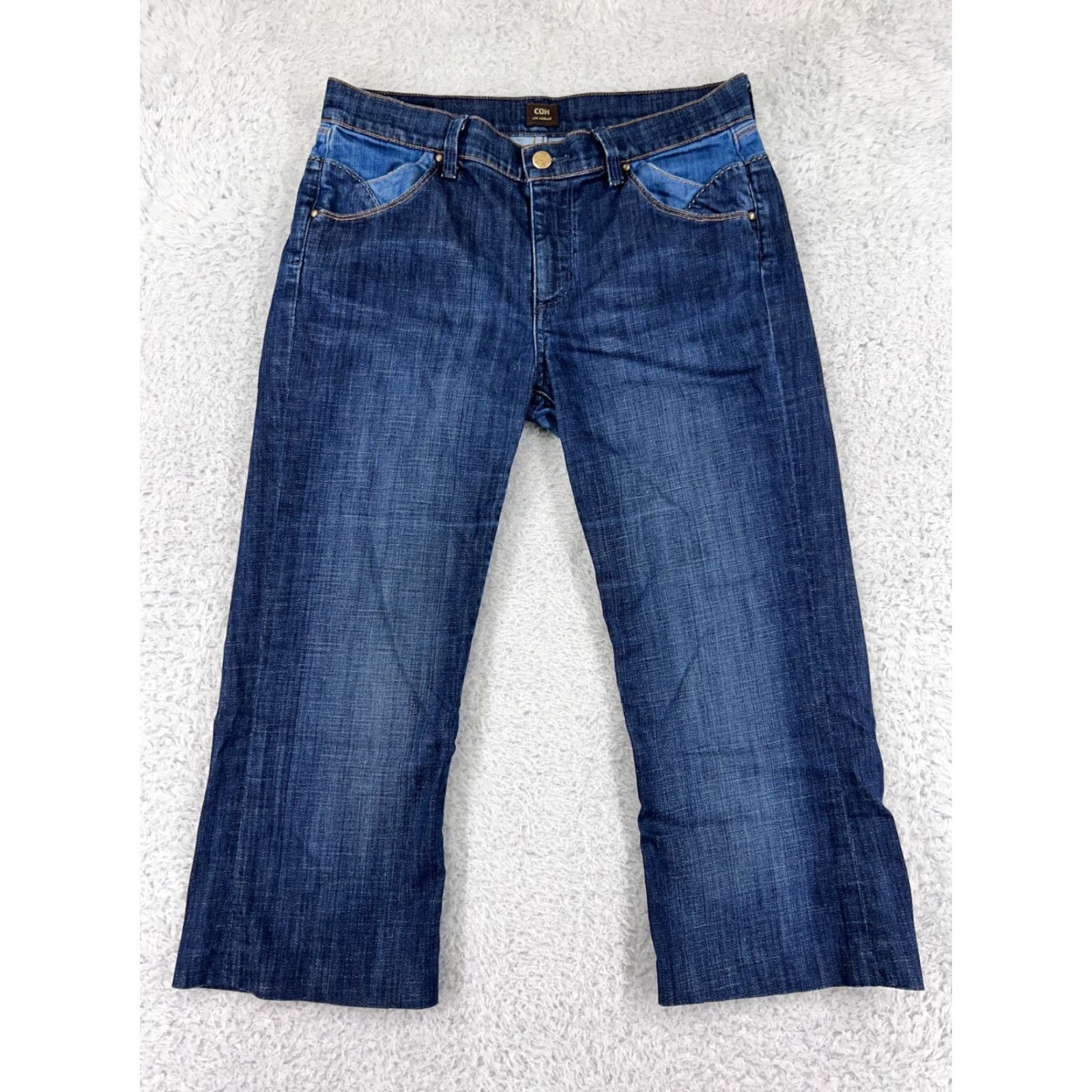 Citizens Of Humanity Citizens of Humanity COH Jeans Capri Womens 8 Blue Cotton Denim Medium Stretch 5-Pocket Designer American United States 2000s Womens jeans Size 30" / US 8 / IT 44 - 2 Thumbnail